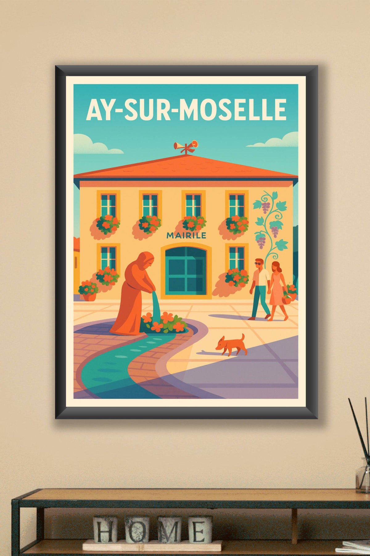 Affiche de Ay-sur-Moselle - Charme et douceur d'un village mosellan