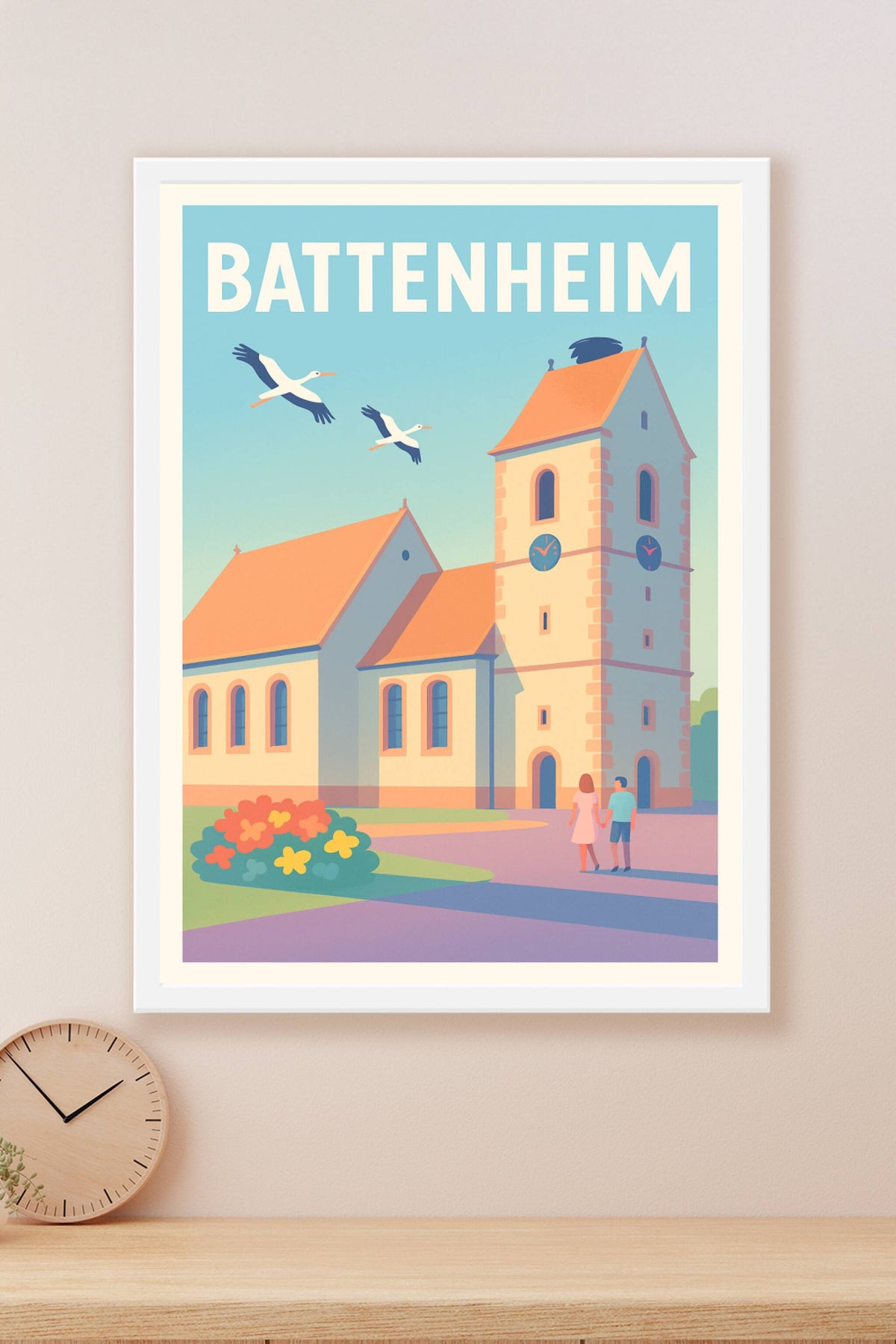 Affiche de Battenheim - Charme paisible et architecture emblématique