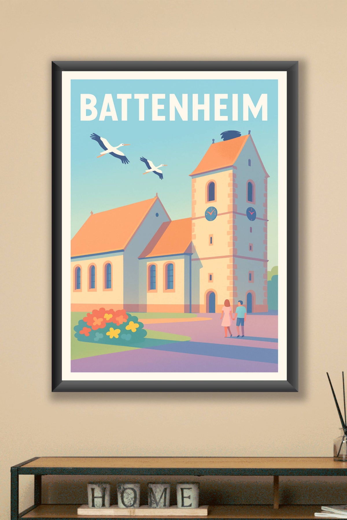 Affiche de Battenheim - Charme paisible et architecture emblématique