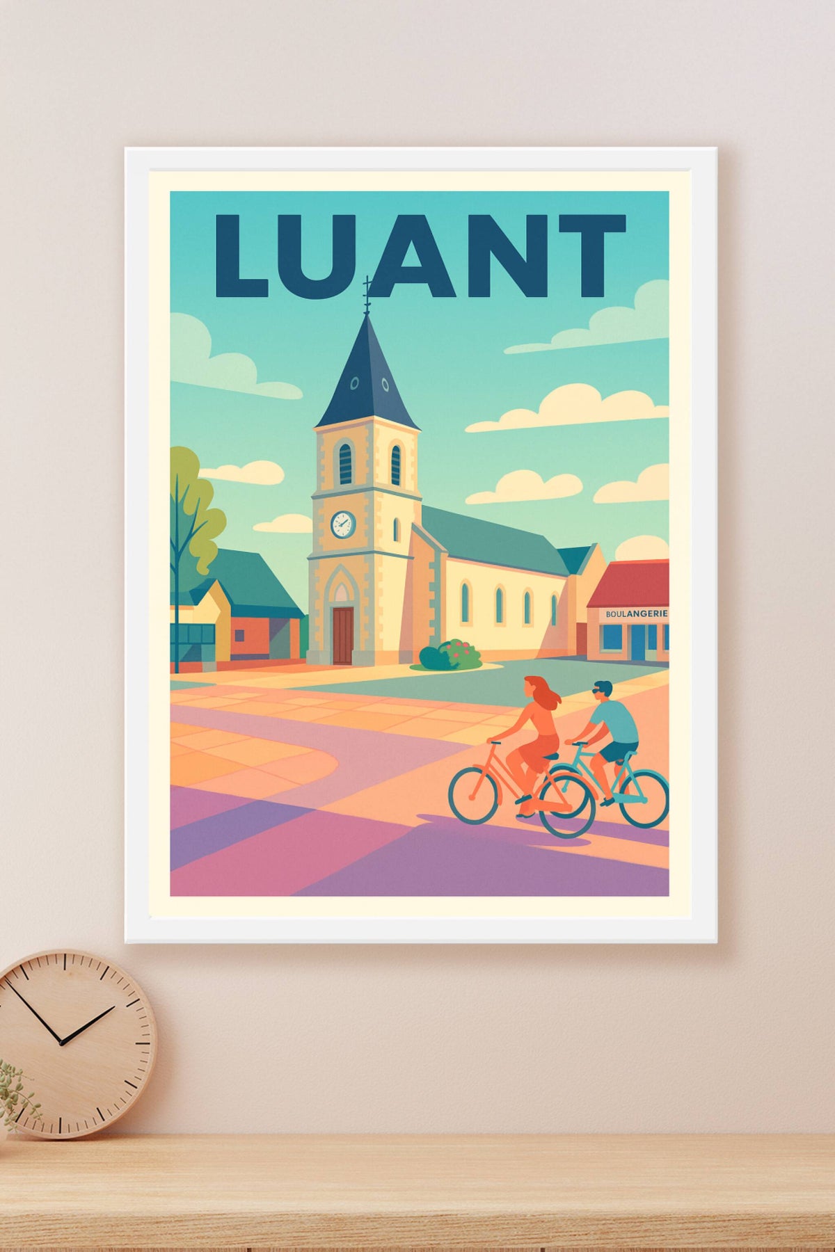 Affiche de Luant - Village paisible au charme authentique