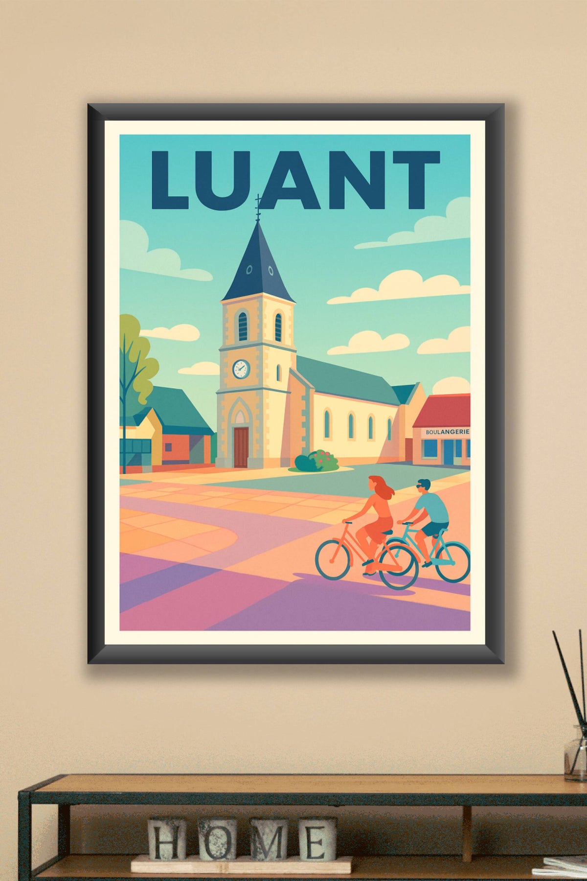Affiche de Luant - Village paisible au charme authentique