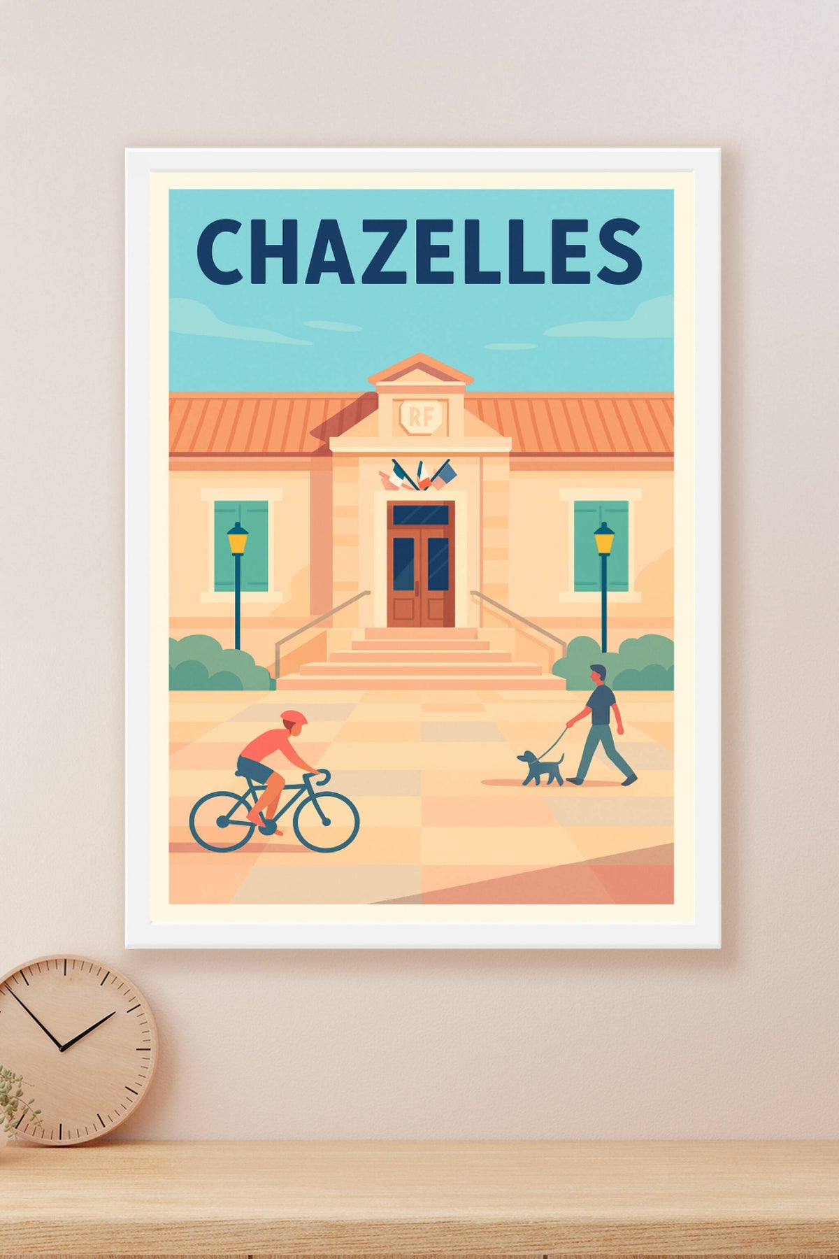 Affiche de Chazelles - L'Esprit Paisible du Quotidien
