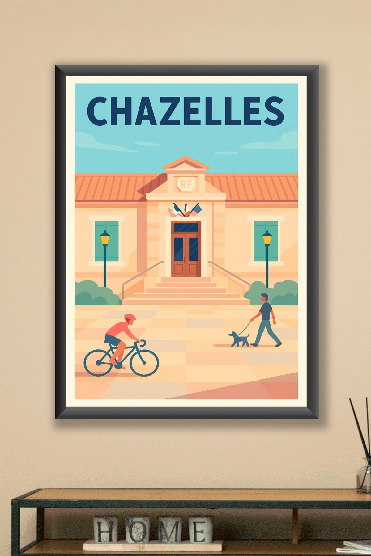 Affiche de Chazelles - L'Esprit Paisible du Quotidien