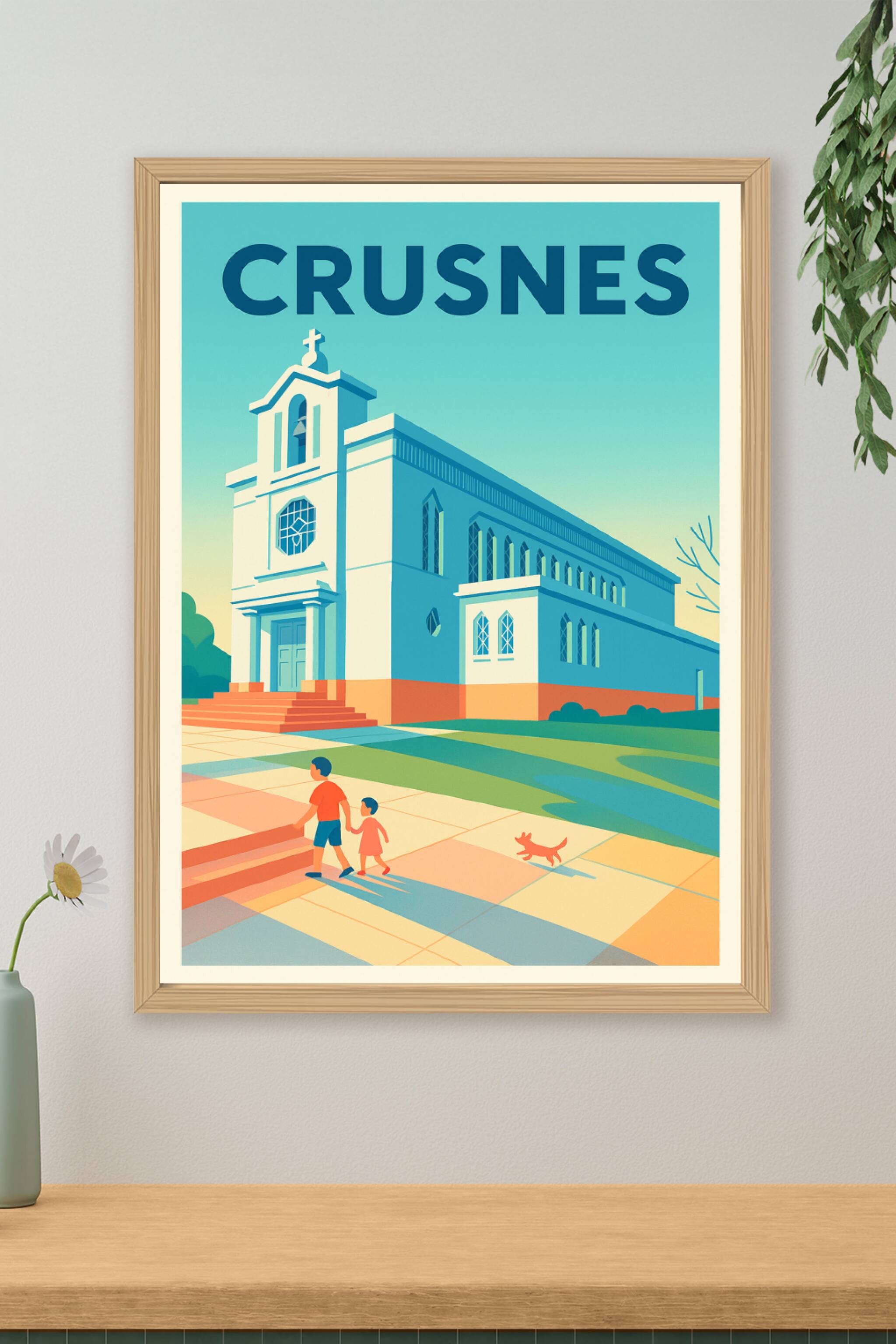 Affiche de Crusnes - Un cadre paisible et intemporel