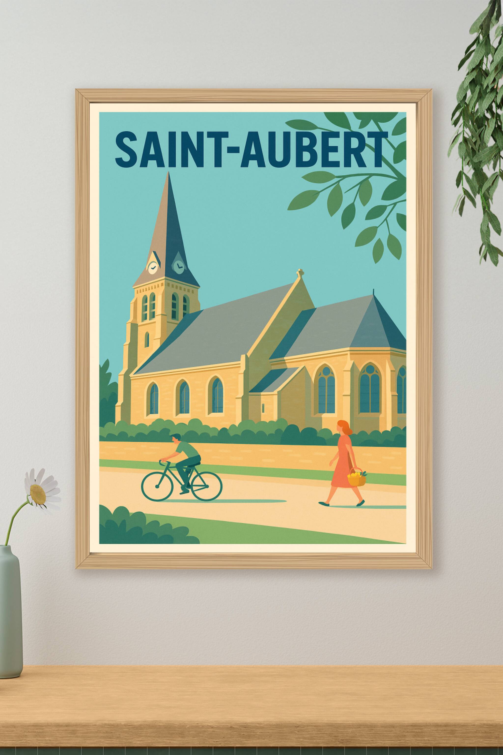Affiche de Saint-Aubert - Charme et sérénité à l'ombre de l'église