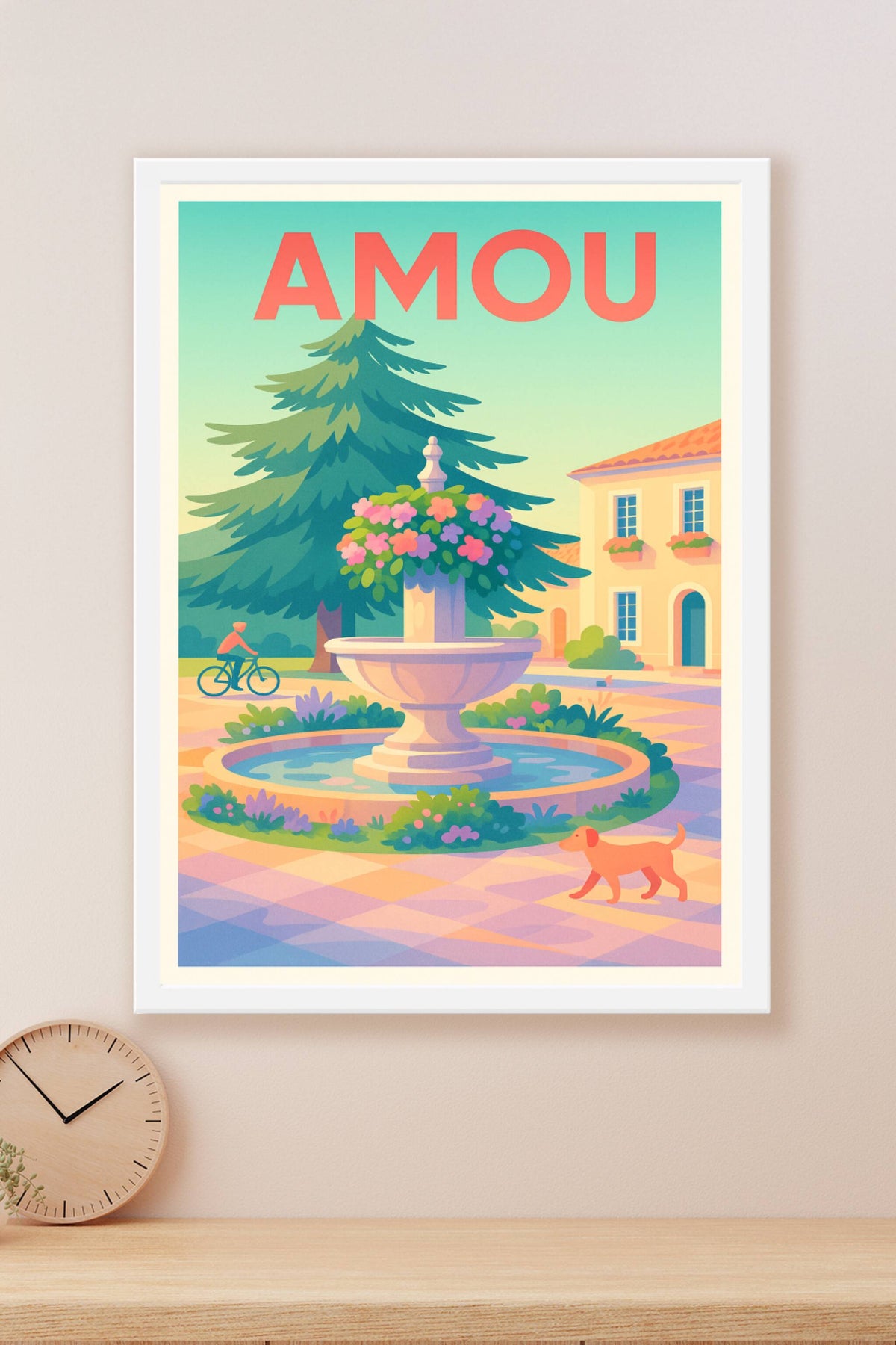 Affiche de Amou - Charme paisible au cœur du village