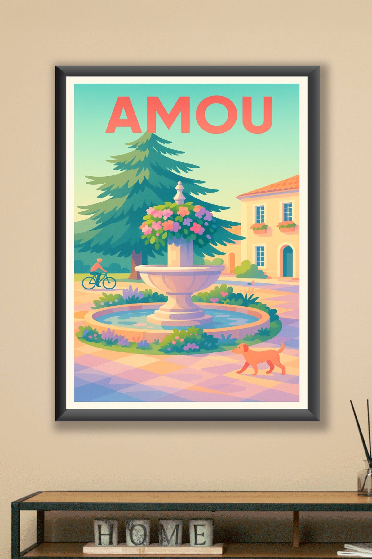 Affiche de Amou - Charme paisible au cœur du village
