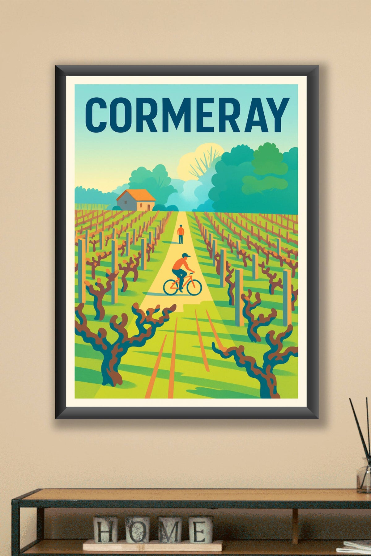 Affiche de Cormeray - Balade en pleine nature entre vignes et campagne