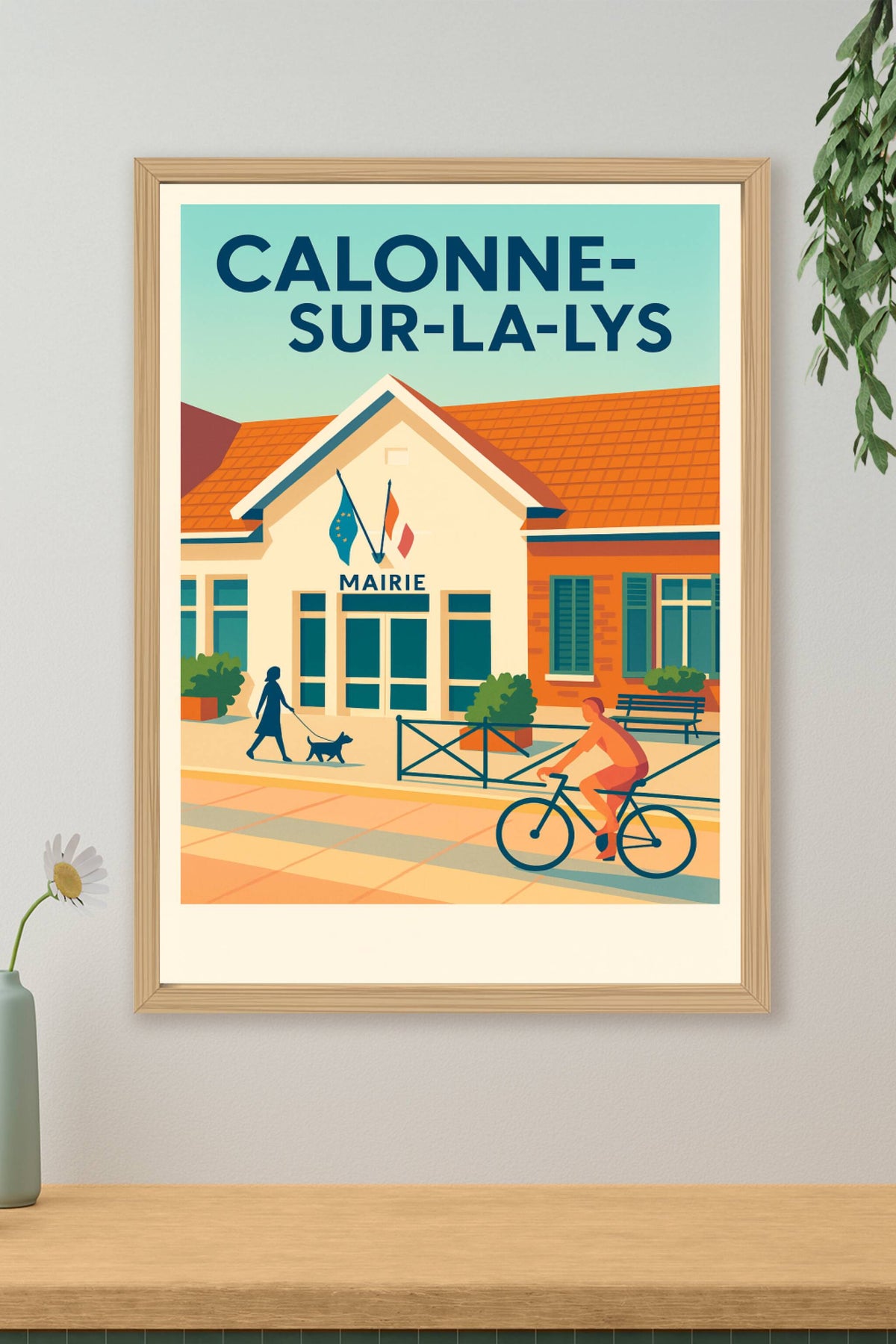 Affiche de Calonne-sur-la-Lys - Charme et sérénité au cœur du village