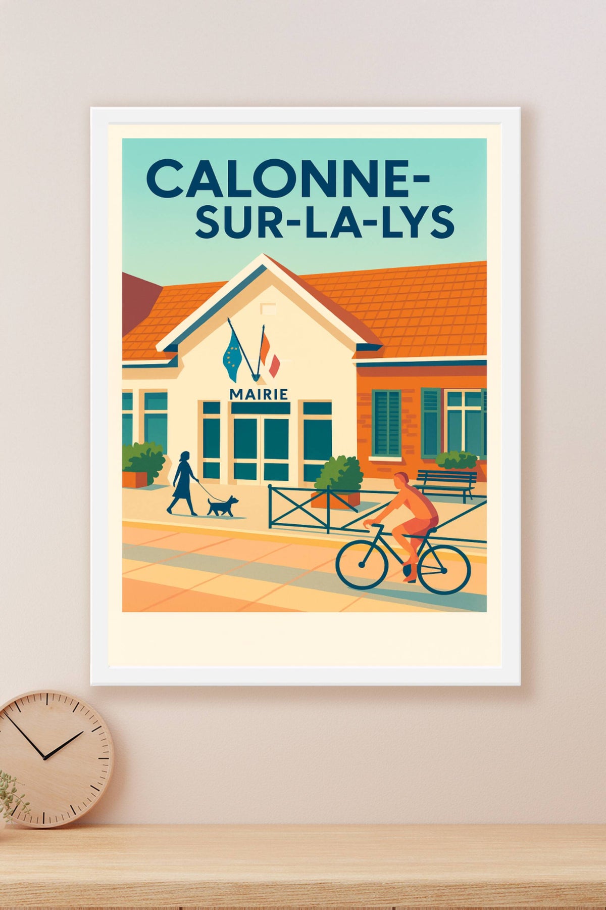 Affiche de Calonne-sur-la-Lys - Charme et sérénité au cœur du village