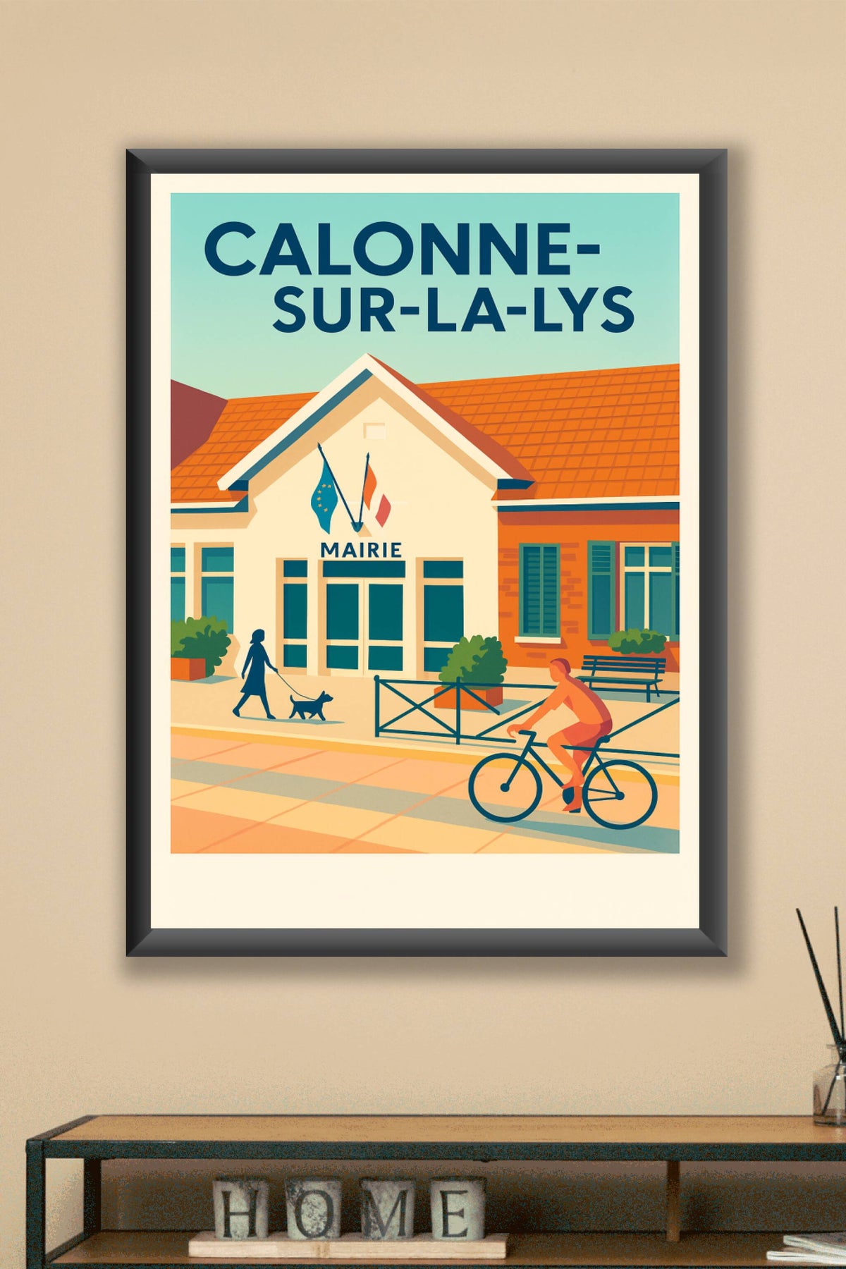 Affiche de Calonne-sur-la-Lys - Charme et sérénité au cœur du village