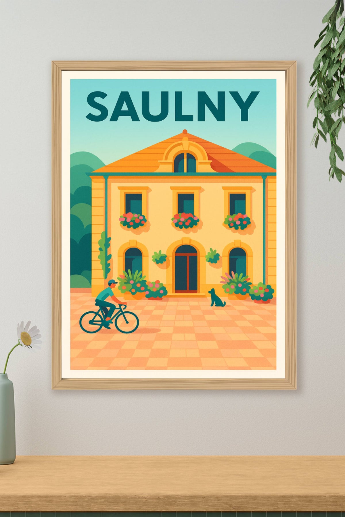 Affiche de Saulny - Charme paisible et douceur de vivre