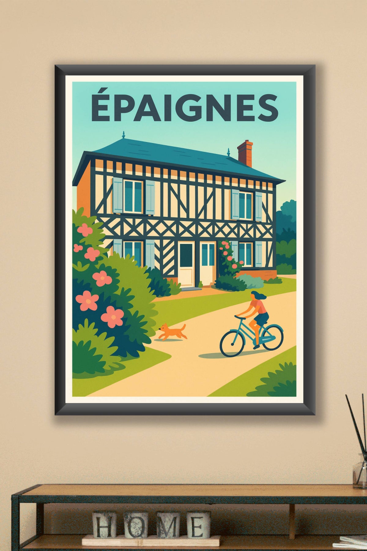 Affiche de Épaignes - Charme bucolique et maison à colombages