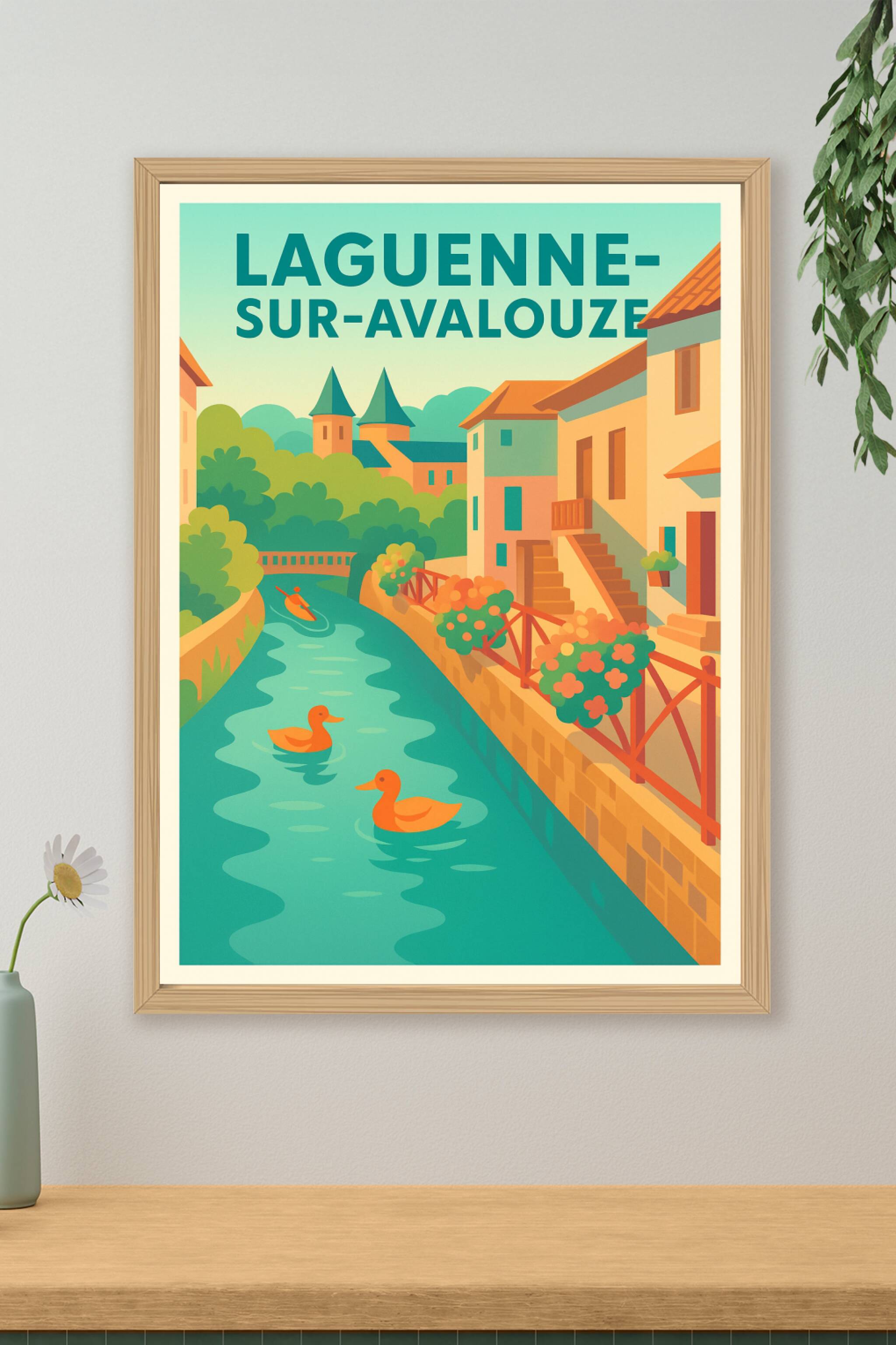 Affiche de Laguenne-sur-Avalouze - Charme paisible au fil de l'eau