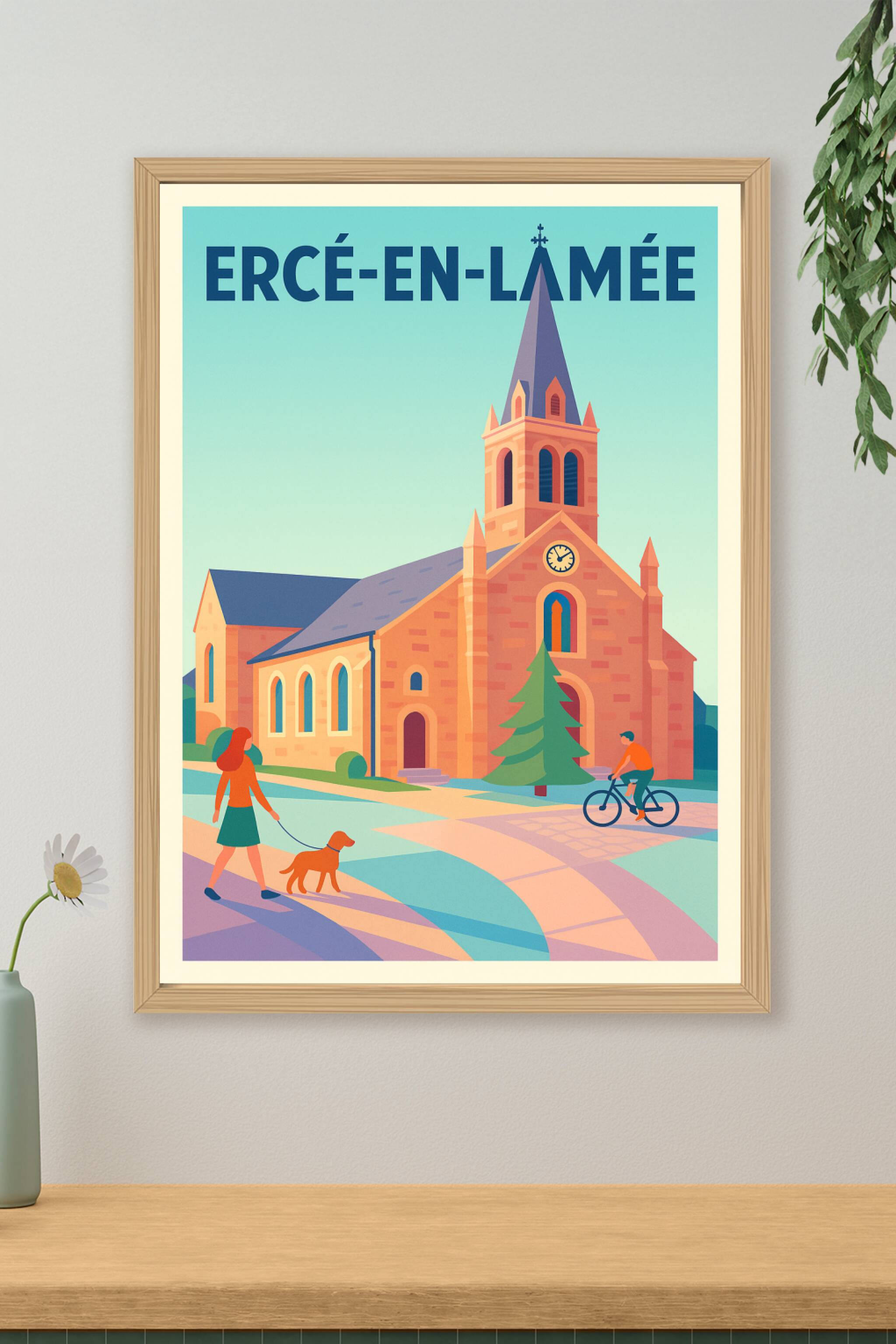 Affiche de Ercé-en-Lamée - Charme paisible au cœur du village