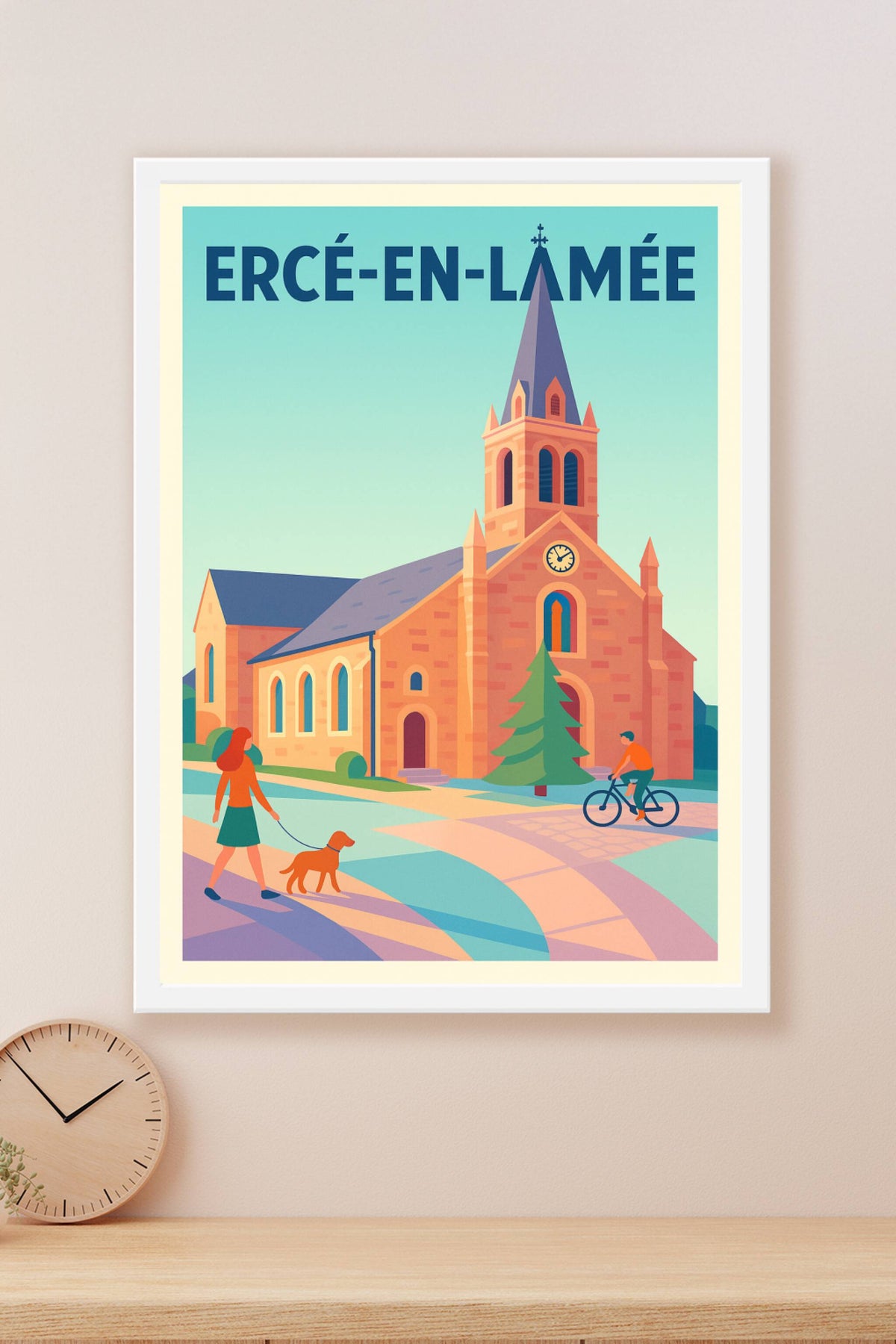 Affiche de Ercé-en-Lamée - Charme paisible au cœur du village