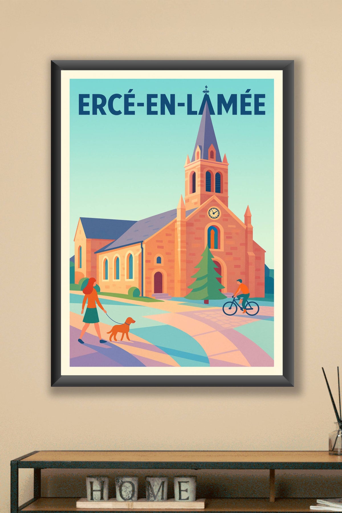 Affiche de Ercé-en-Lamée - Charme paisible au cœur du village