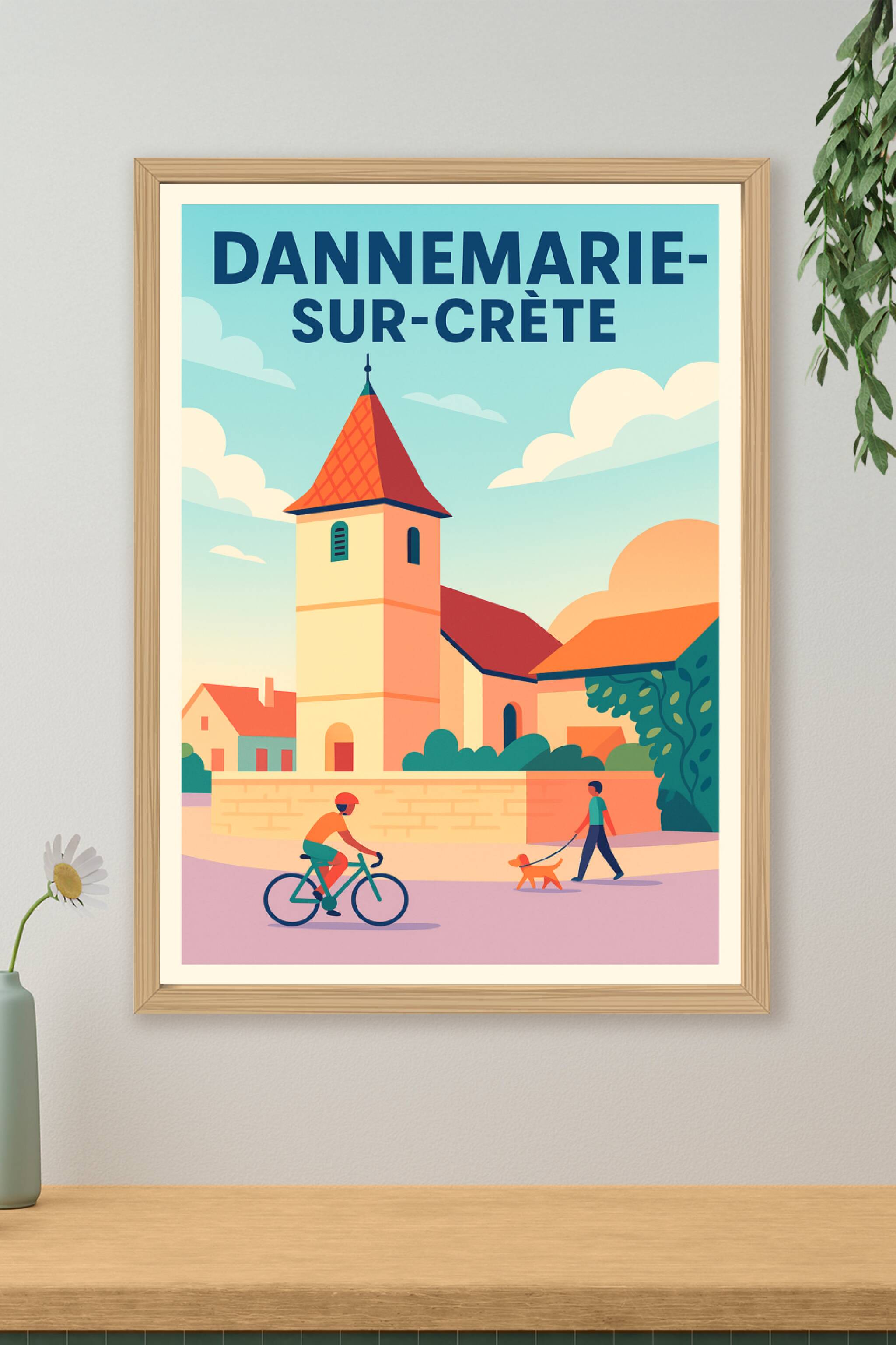 Affiche de Dannemarie-sur-Crète - Charme paisible au cœur du village