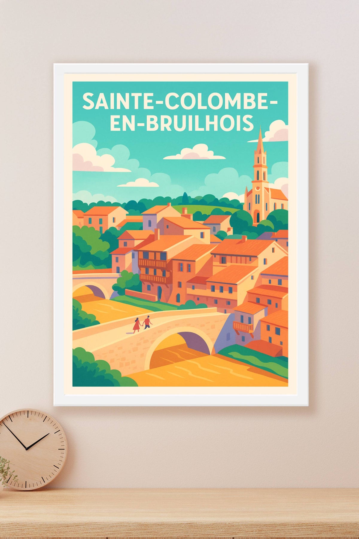 Affiche de Sainte-Colombe-en-Bruilhois - Charme et douceur de la campagne