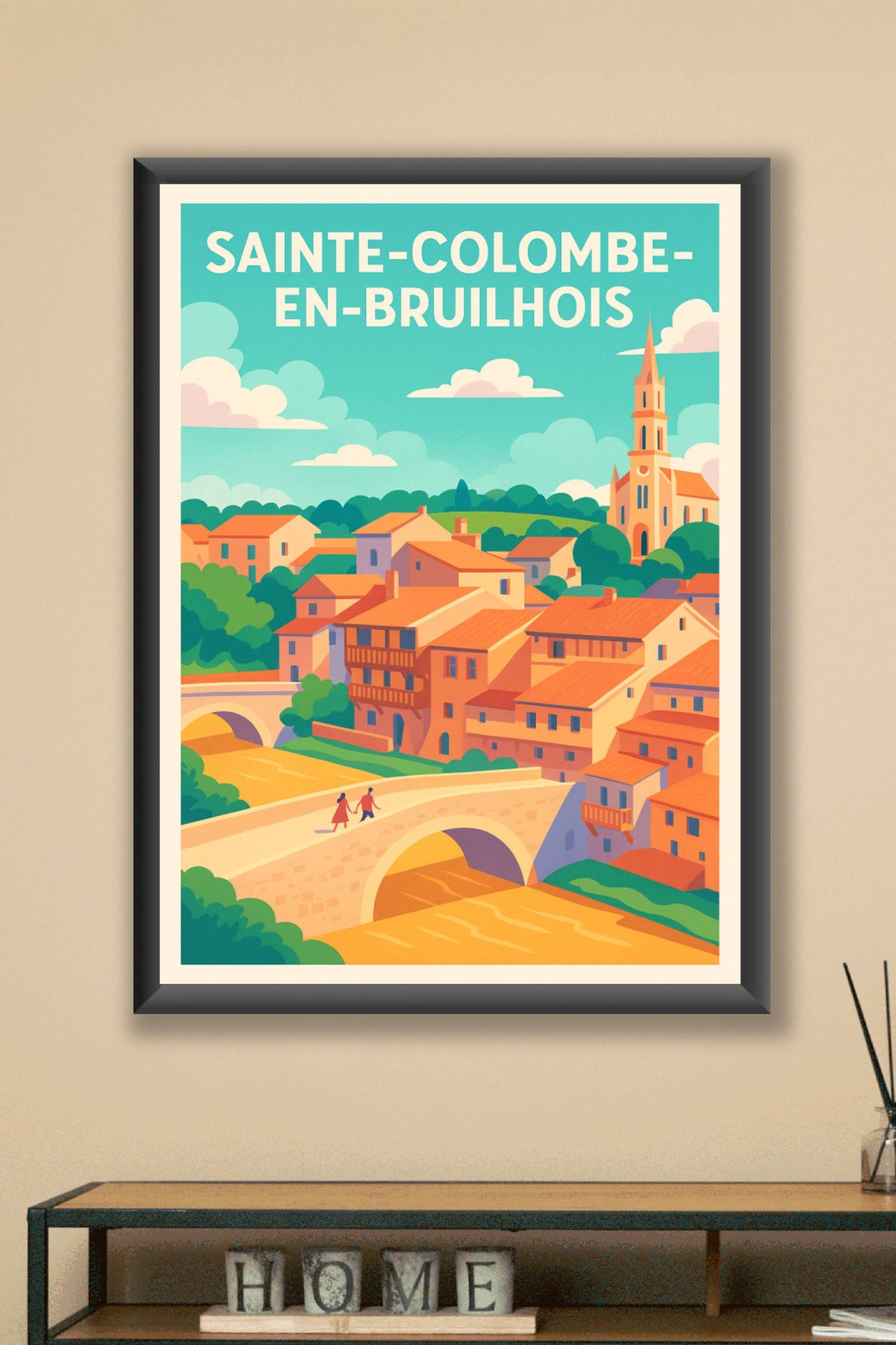Affiche de Sainte-Colombe-en-Bruilhois - Charme et douceur de la campagne