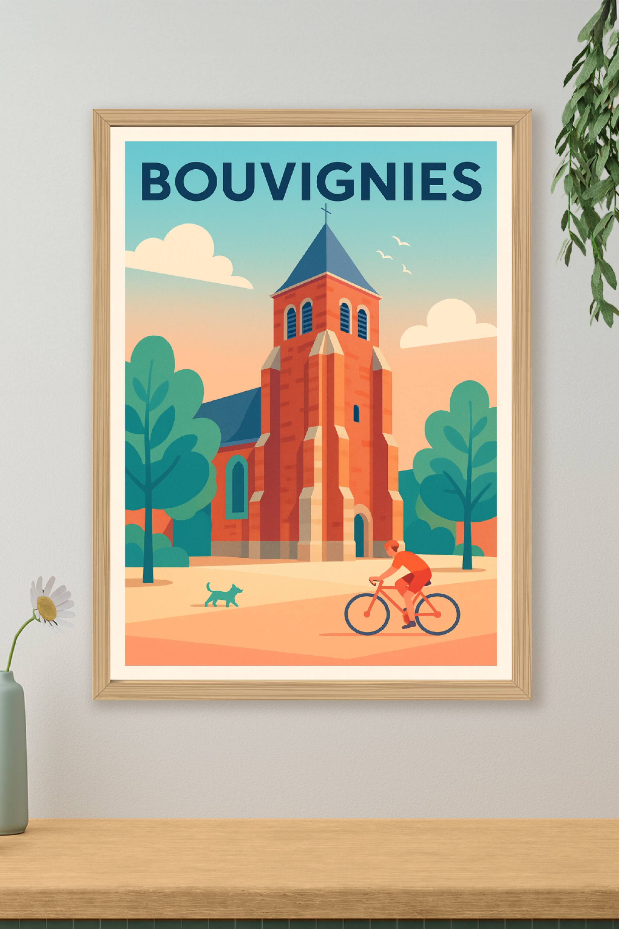 Affiche de Bouvignies - Charme paisible et patrimoine authentique