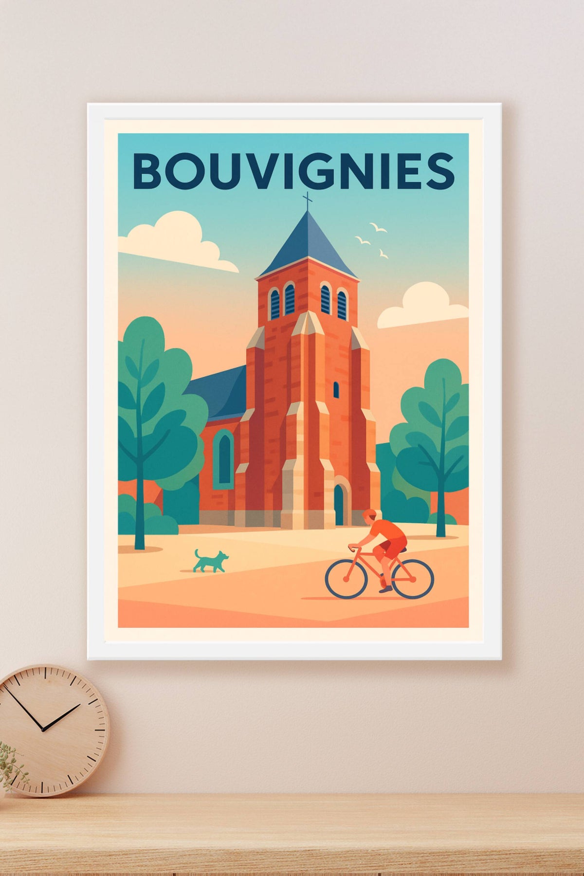 Affiche de Bouvignies - Charme paisible et patrimoine authentique