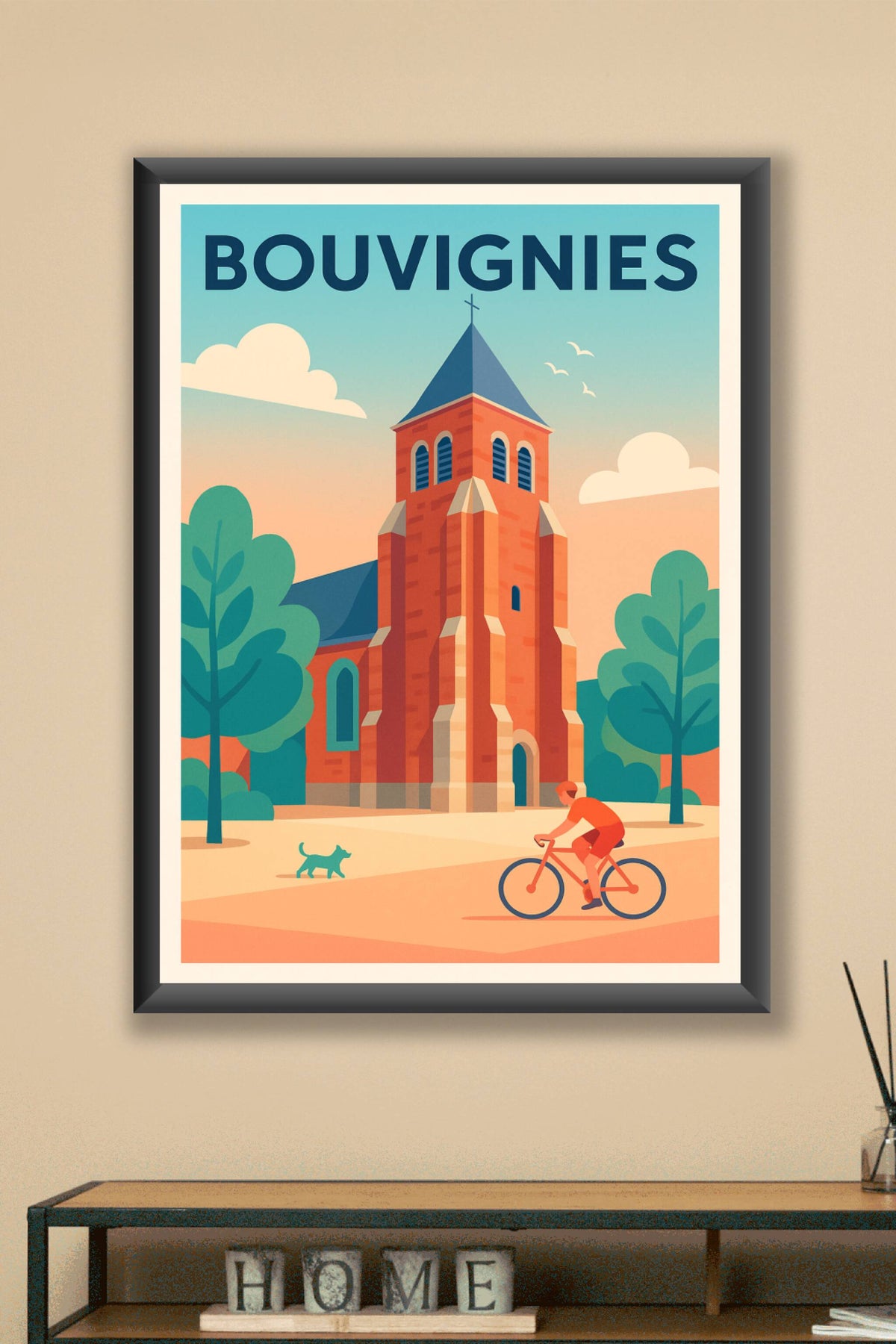 Affiche de Bouvignies - Charme paisible et patrimoine authentique