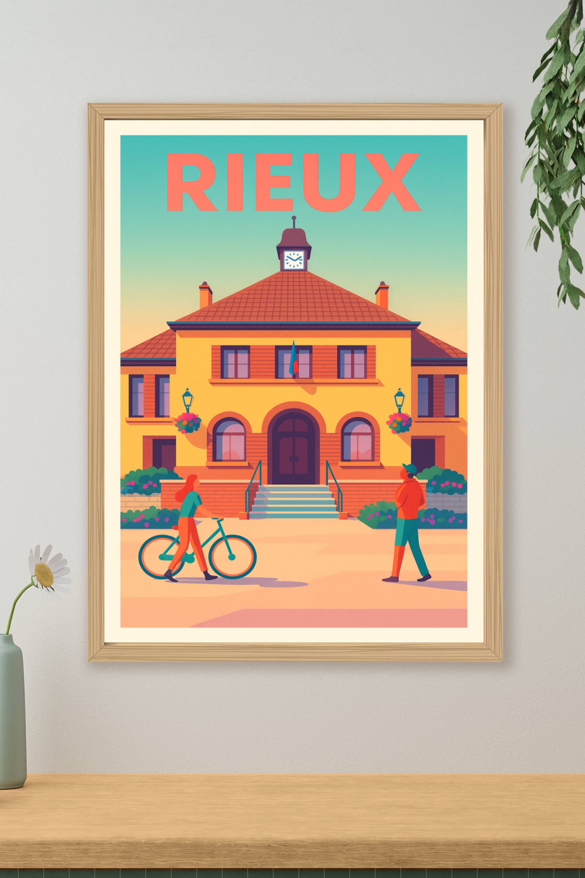 Affiche de Rieux - Charme et Sérénité au Cœur du Village