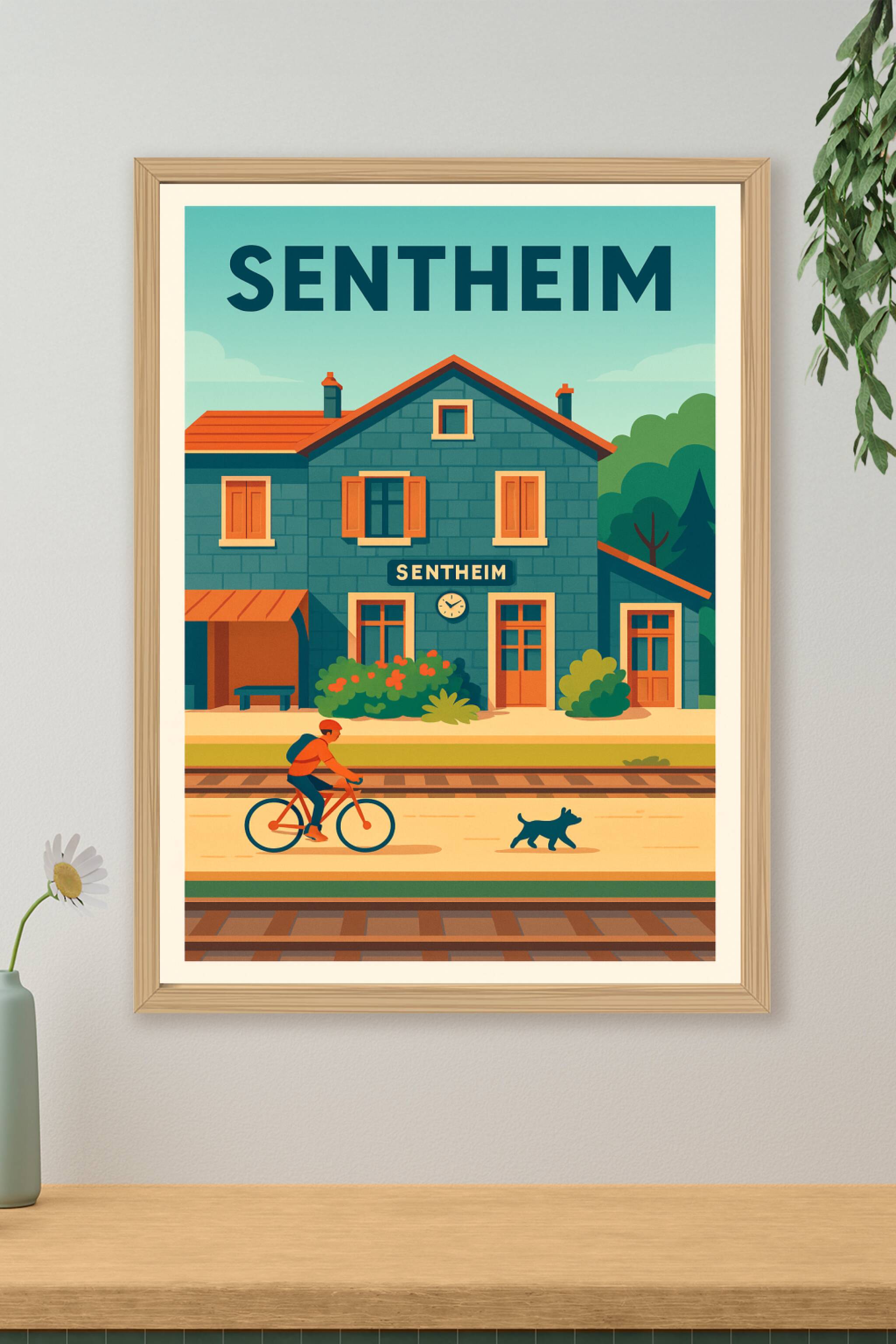 Affiche de Sentheim - Esprit village et douceur de vivre