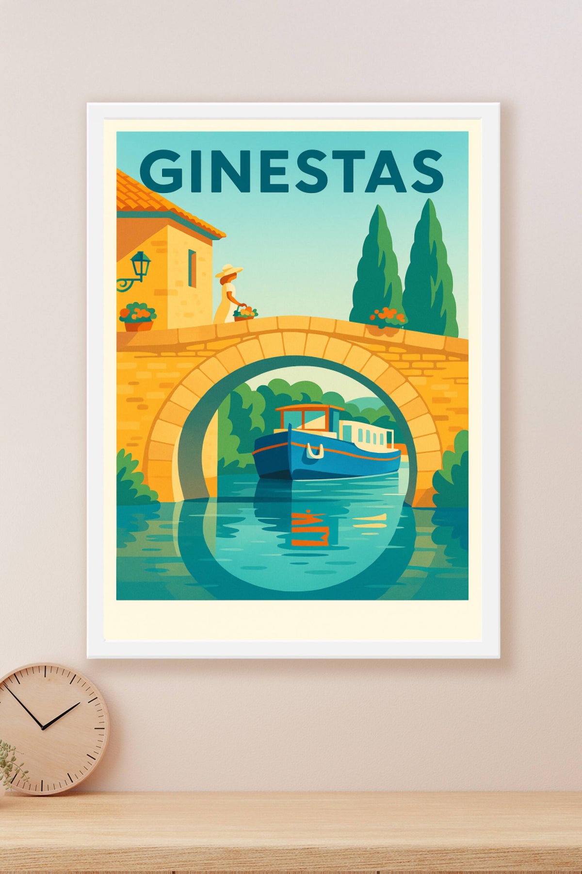 Affiche de Ginestas - Charme et sérénité au fil de l'eau