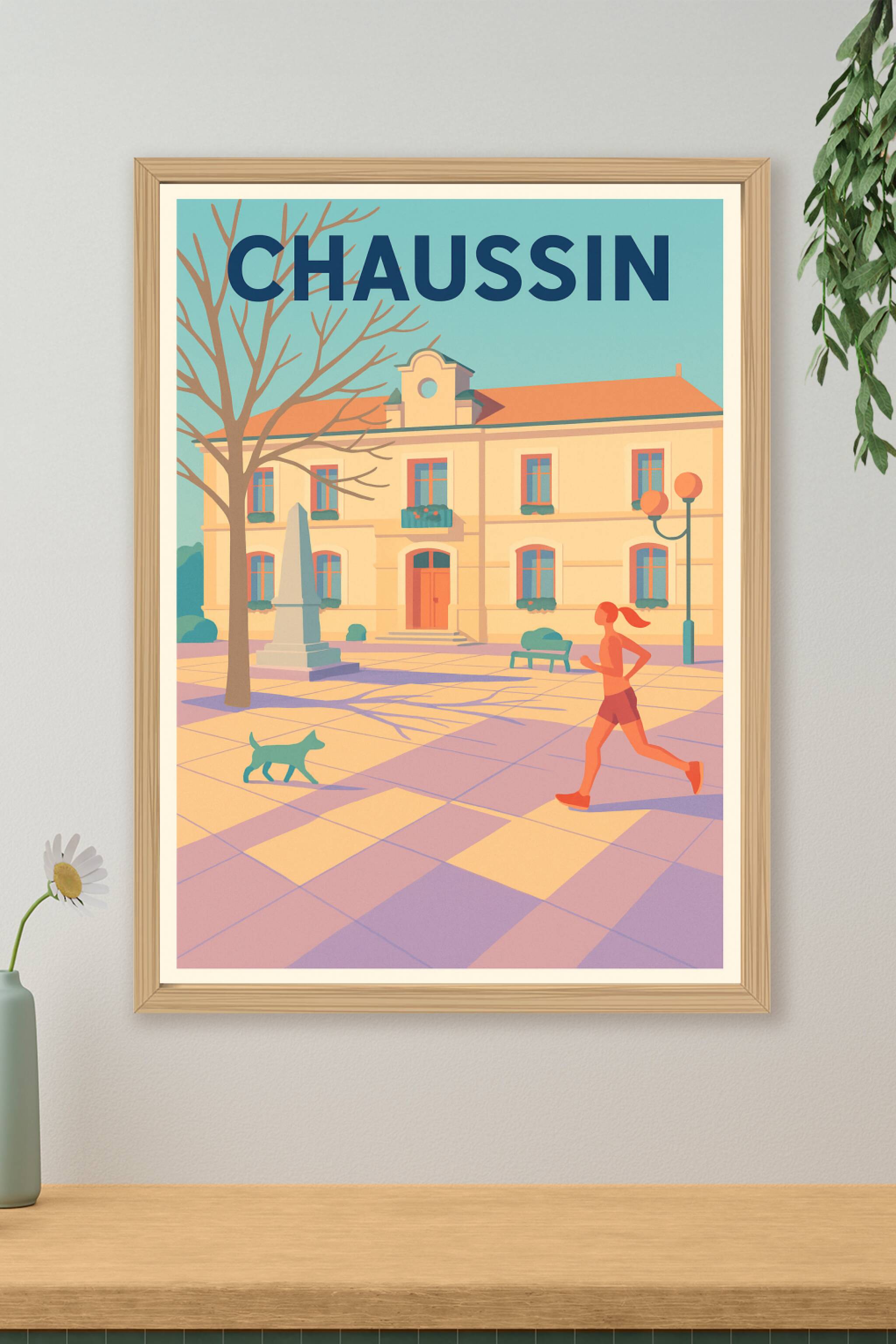Affiche de Chaussin - Échappée matinale au cœur du village