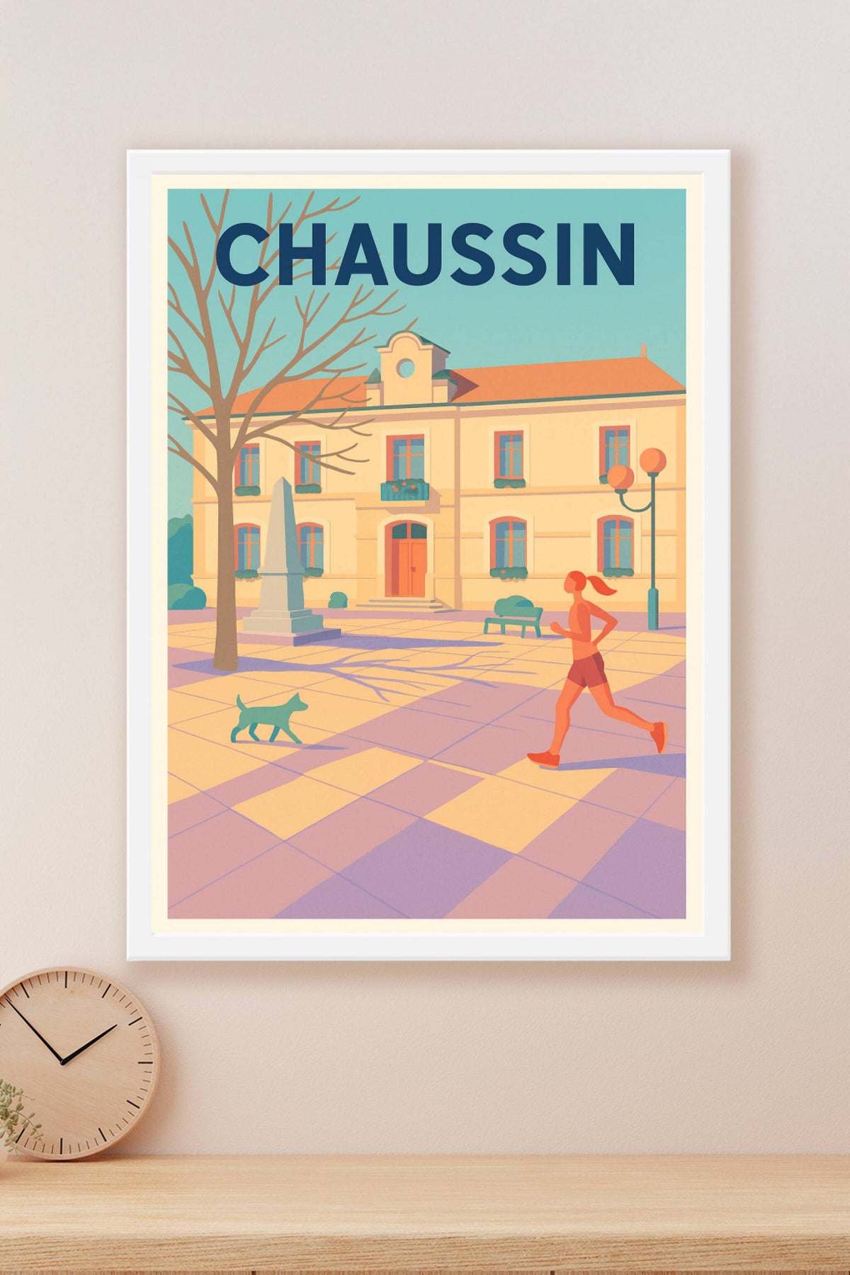 Affiche de Chaussin - Échappée matinale au cœur du village