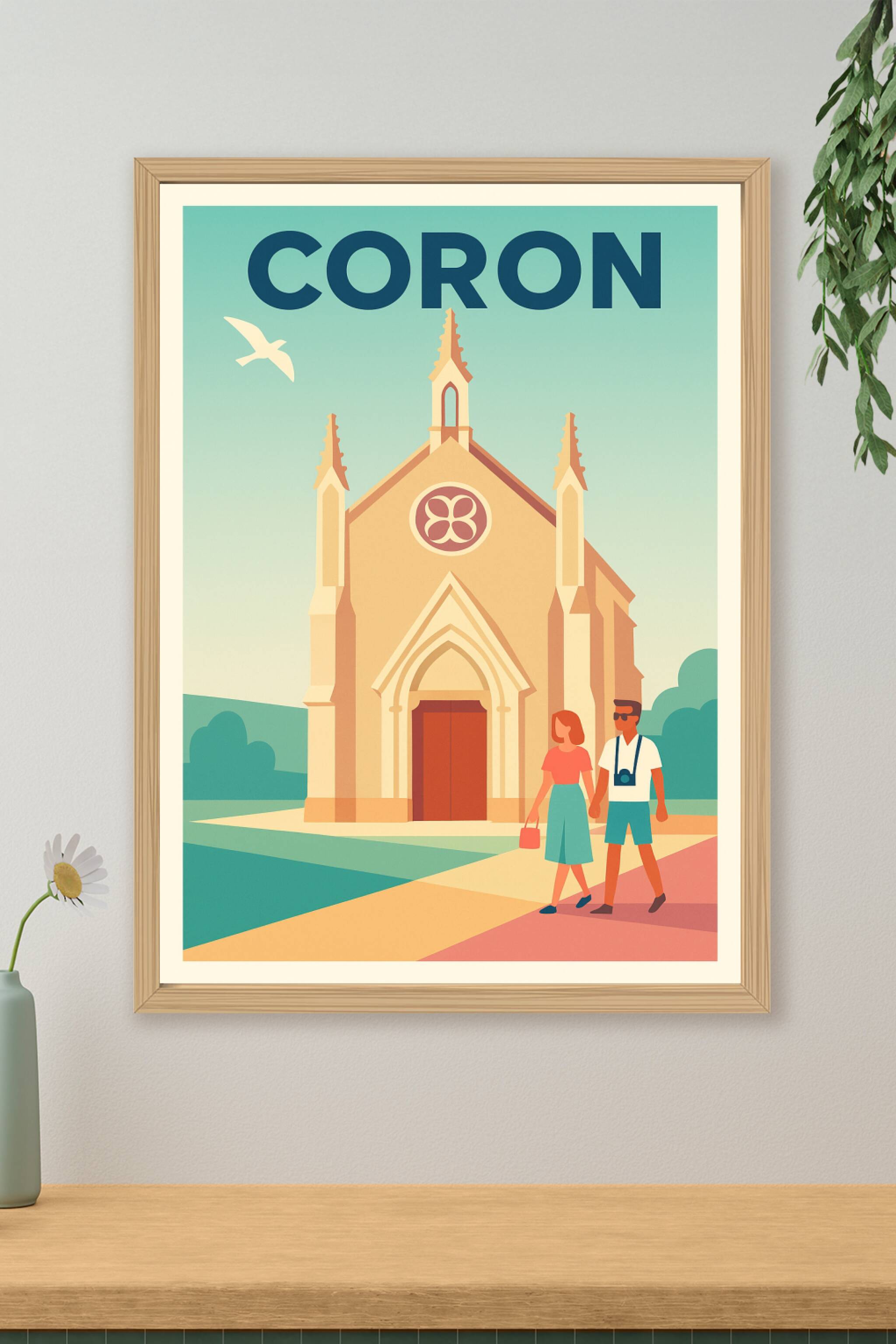 Affiche de Coron - Escapade romantique au cœur de la ville
