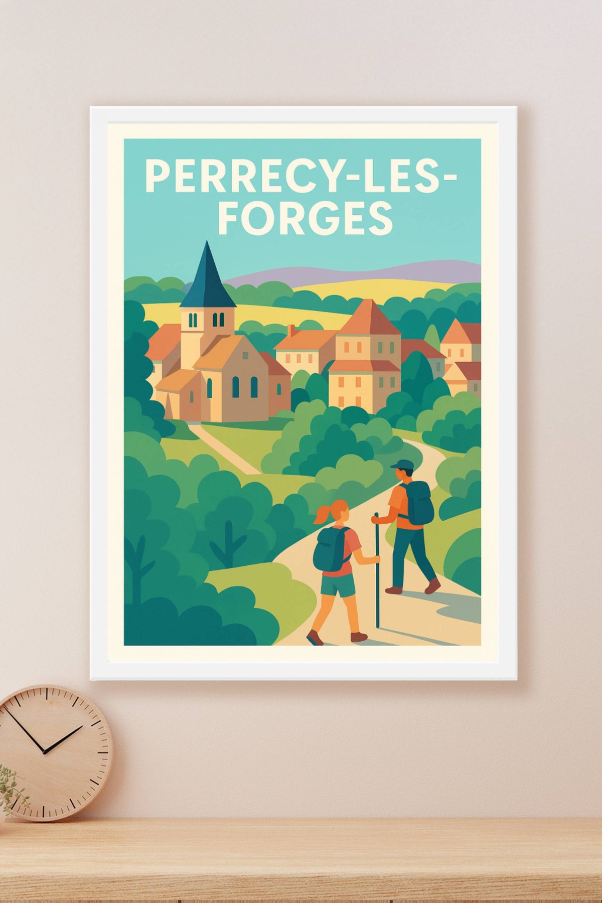 Affiche de Perrecy-les-Forges - Escapade nature et patrimoine authentique