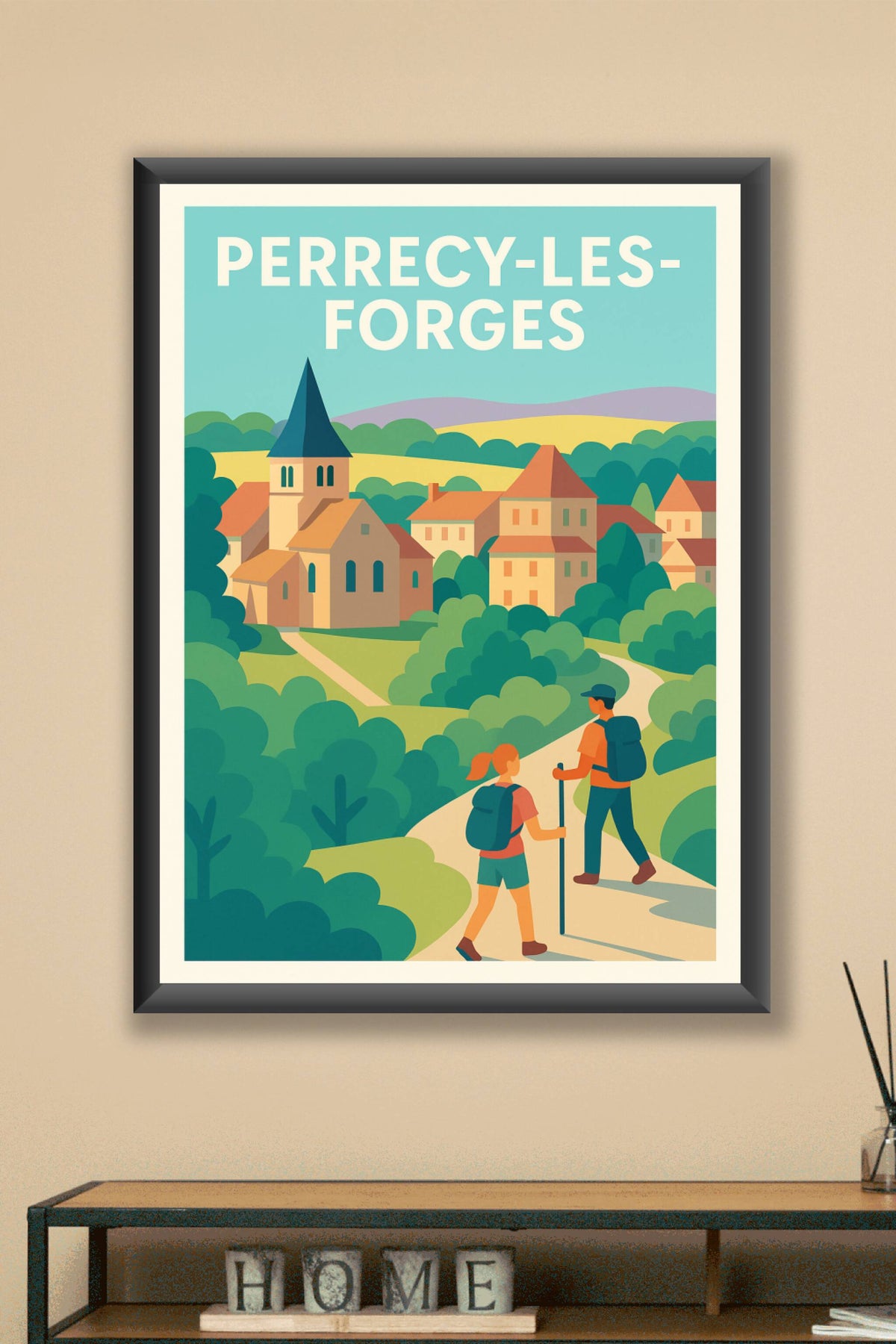 Affiche de Perrecy-les-Forges - Escapade nature et patrimoine authentique