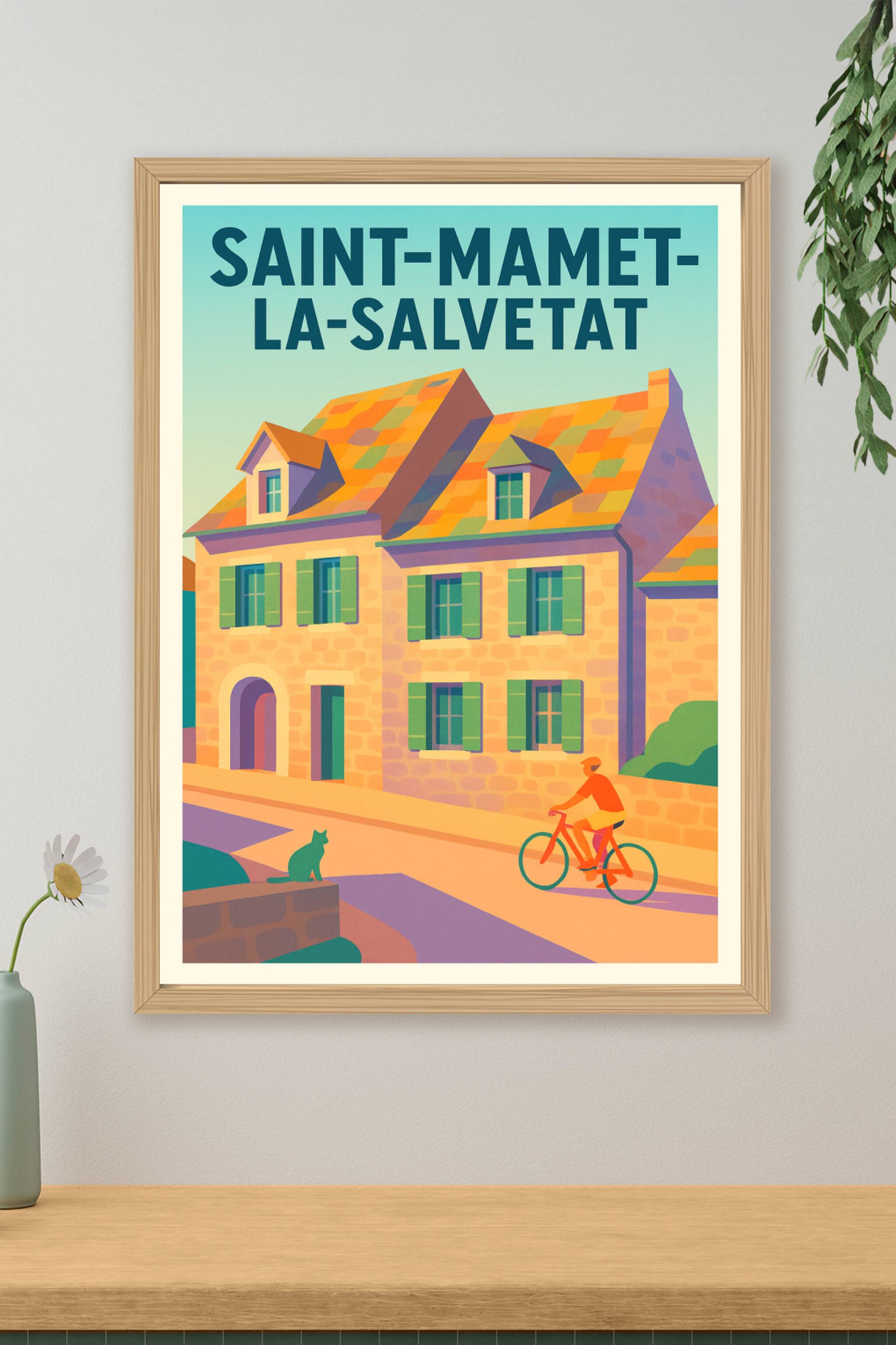 Affiche de Saint-Mamet-la-Salvetat - Douceur de vie en pleine nature