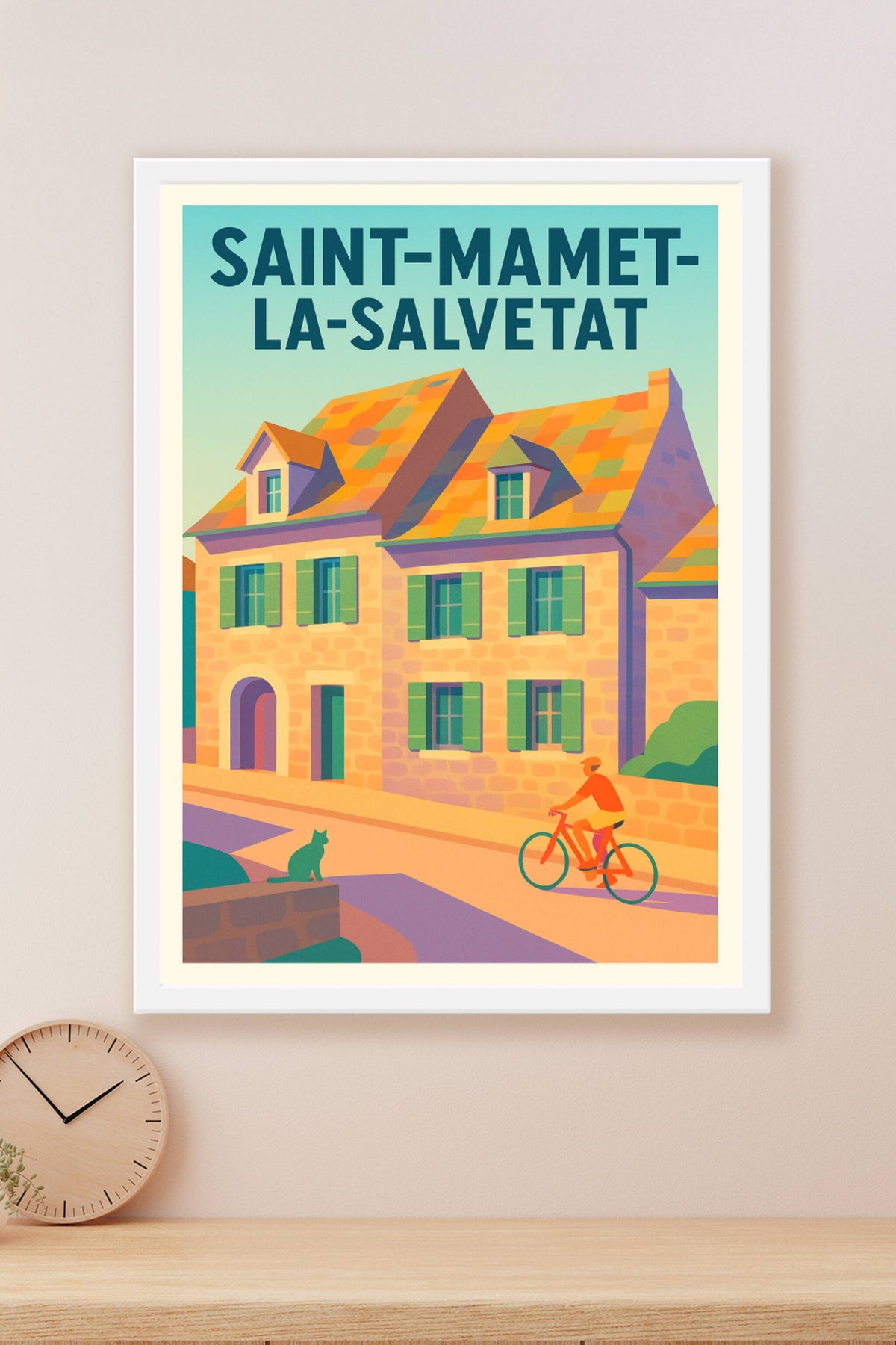 Affiche de Saint-Mamet-la-Salvetat - Douceur de vie en pleine nature