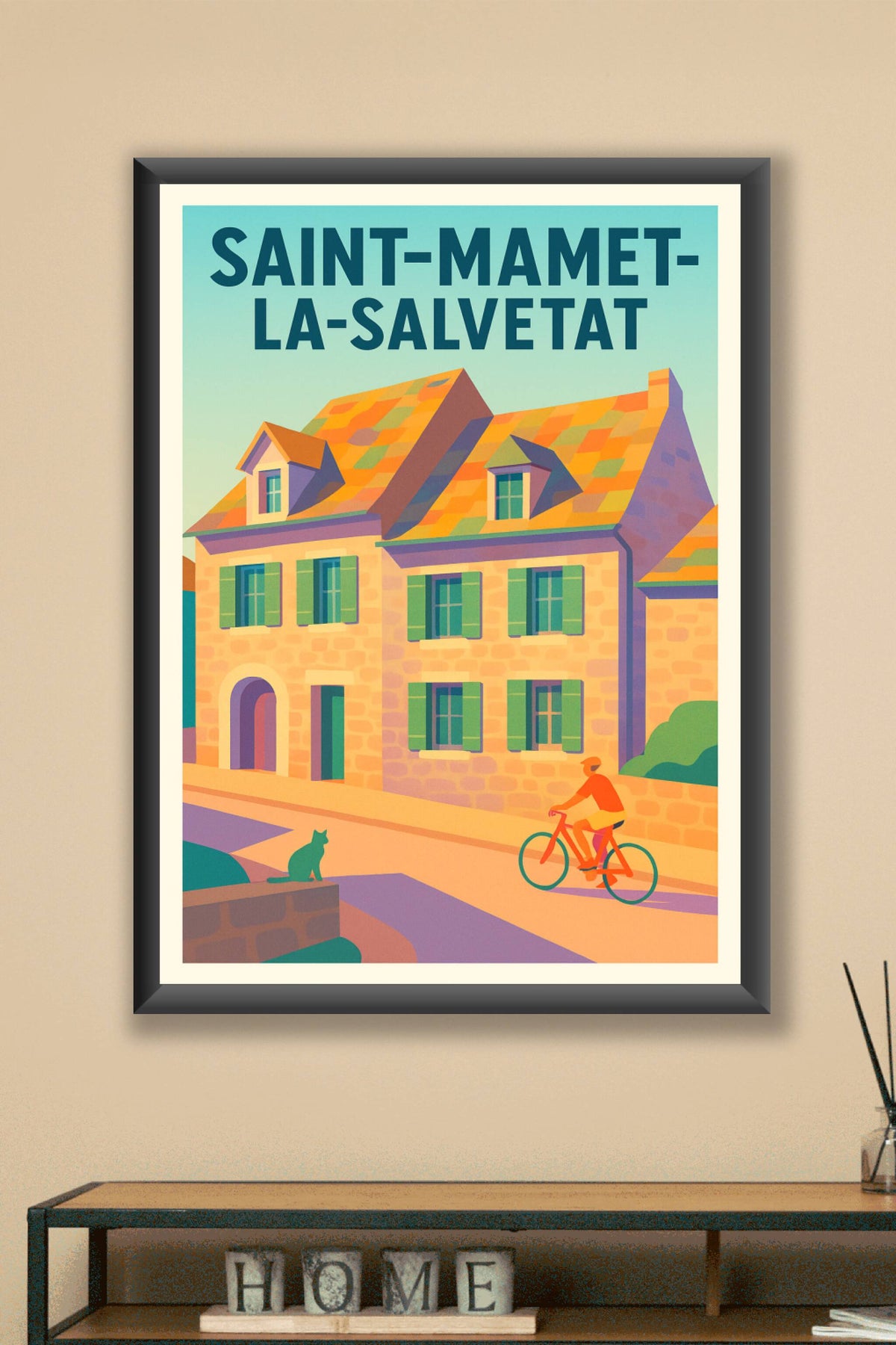 Affiche de Saint-Mamet-la-Salvetat - Douceur de vie en pleine nature