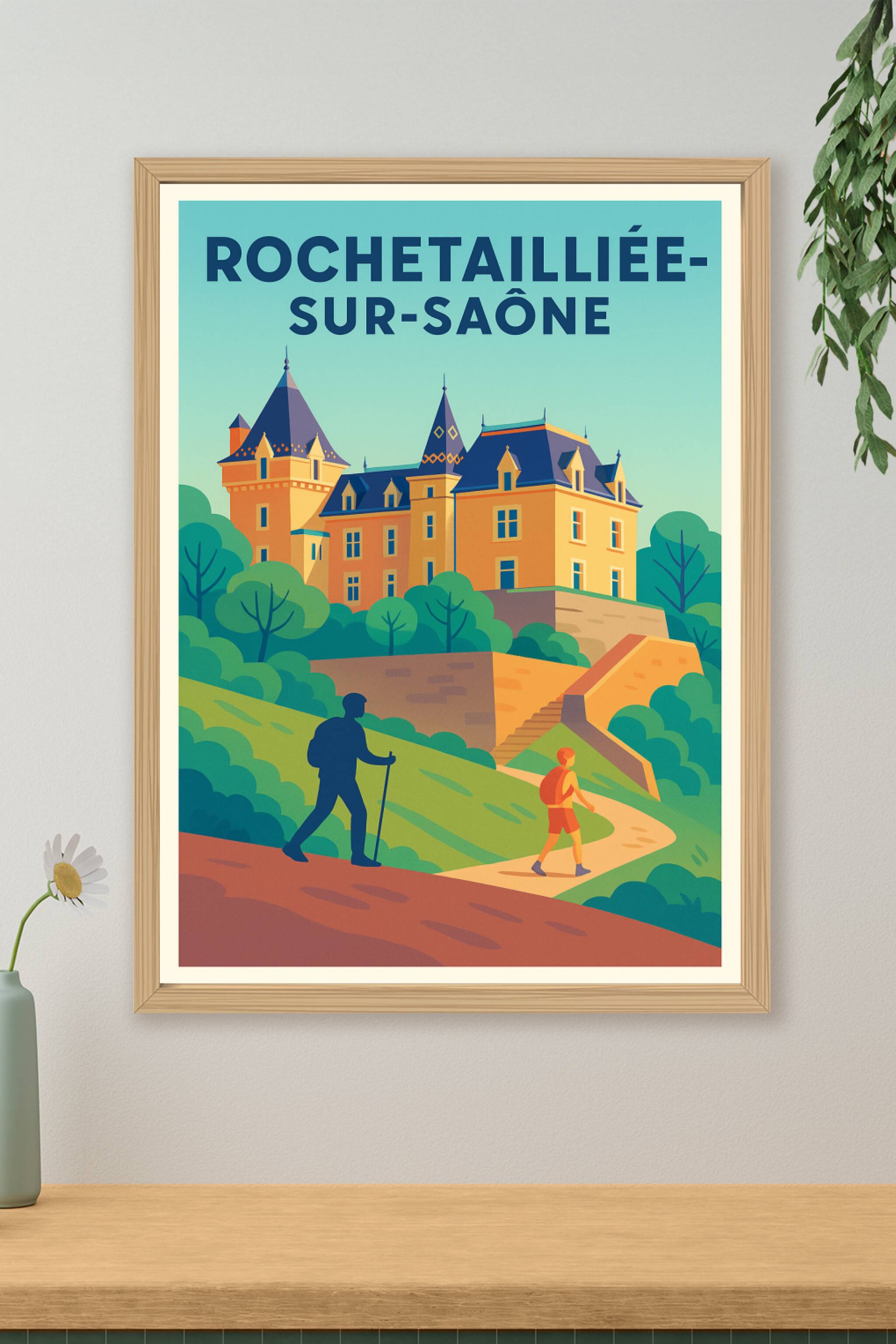 Affiche de Rochetaillée-sur-Saône - Balade au cœur du patrimoine