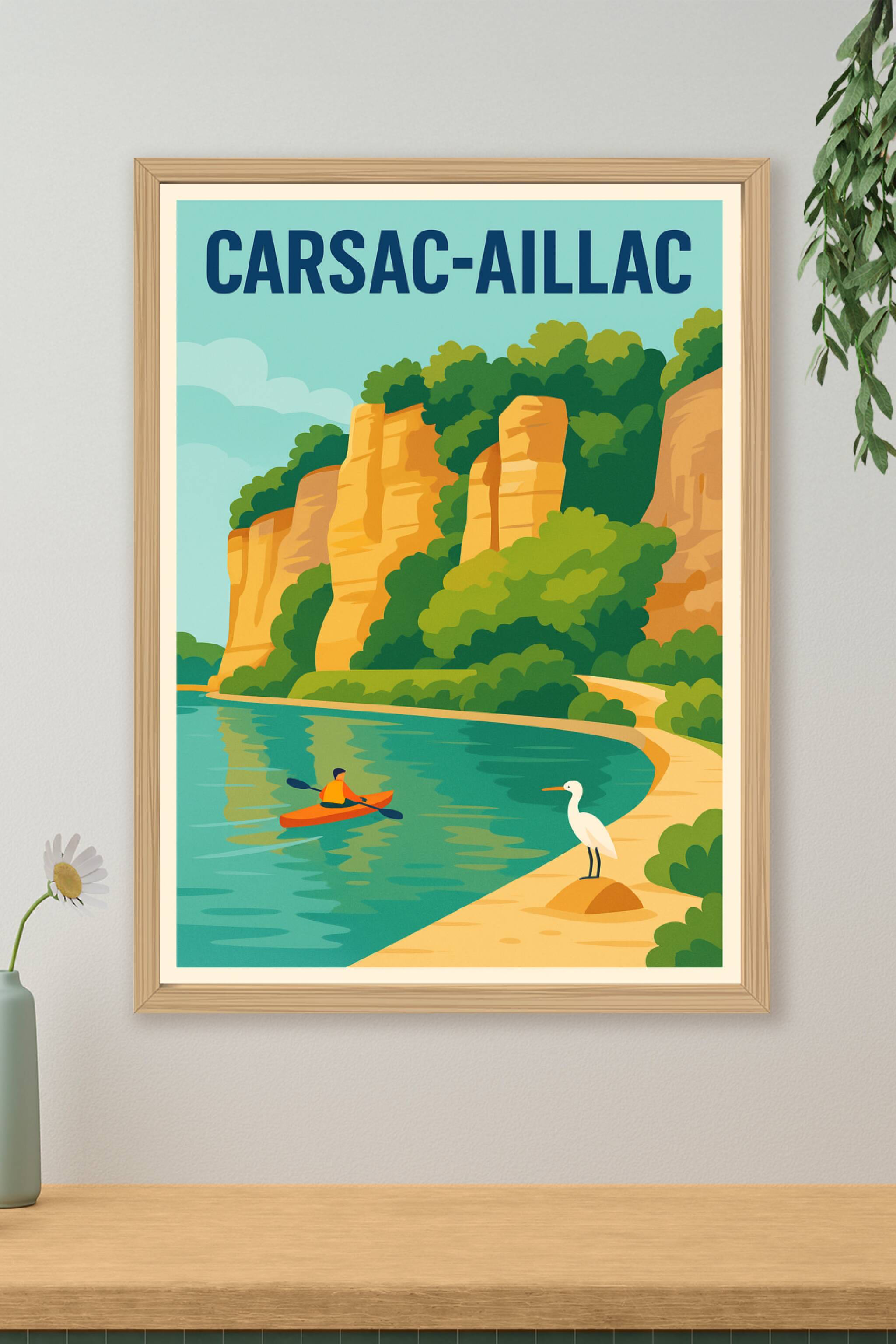 Affiche de Carsac-Aillac - Évasion nature au fil de l'eau