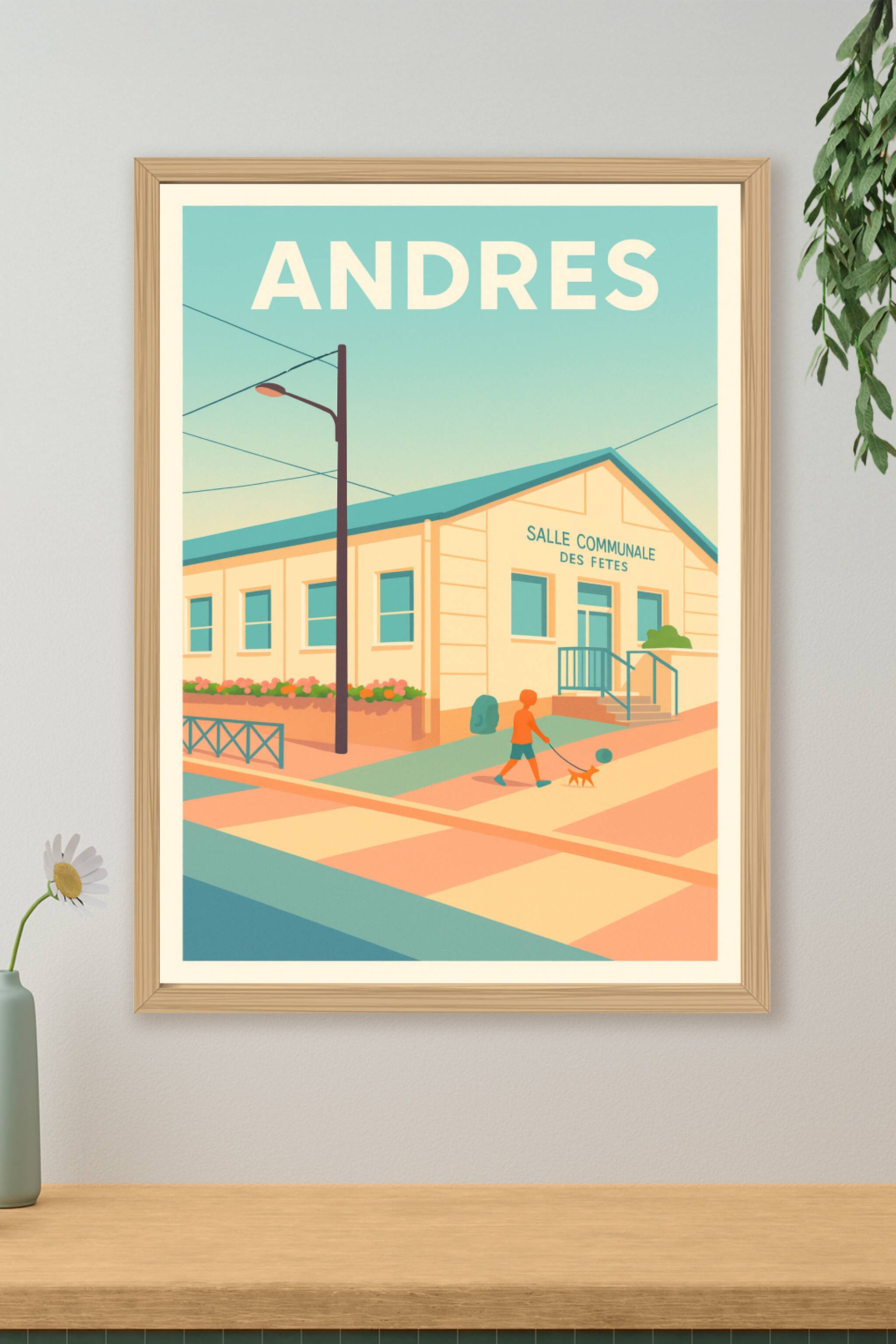 Affiche de Andres - Douceur de vie à la salle communale