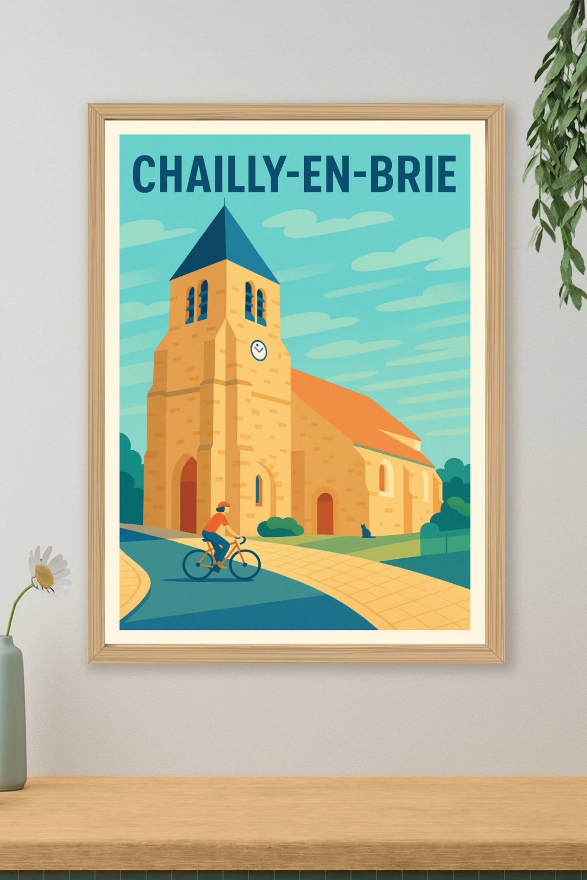 Affiche de Chailly-en-Brie - L'authenticité d'un village paisible