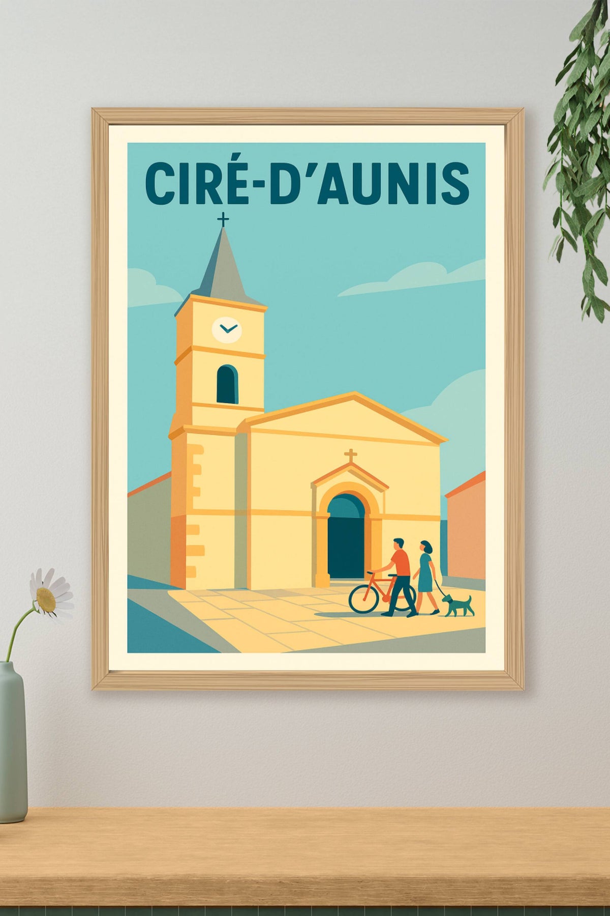 Affiche de Ciré-d'Aunis - Charme et douceur de vivre au cœur de la Charente-Maritime