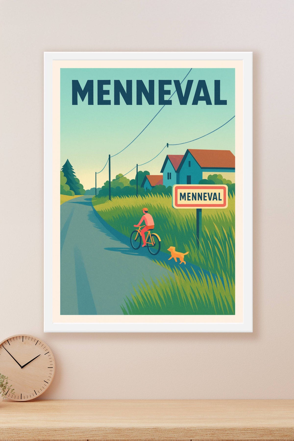 Affiche de Menneval - La douceur d'une campagne paisible