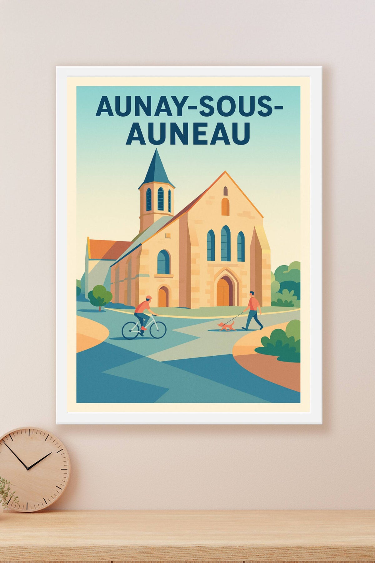 Affiche de Aunay-sous-Auneau - Charme tranquille et patrimoine local