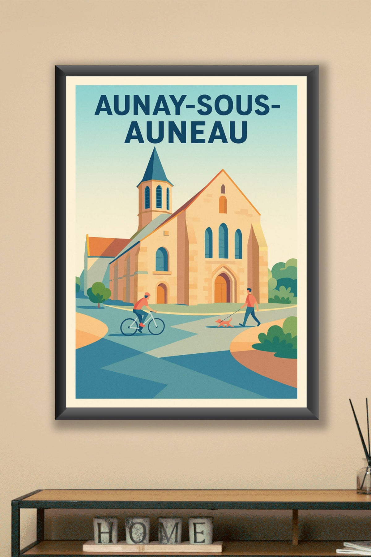 Affiche de Aunay-sous-Auneau - Charme tranquille et patrimoine local