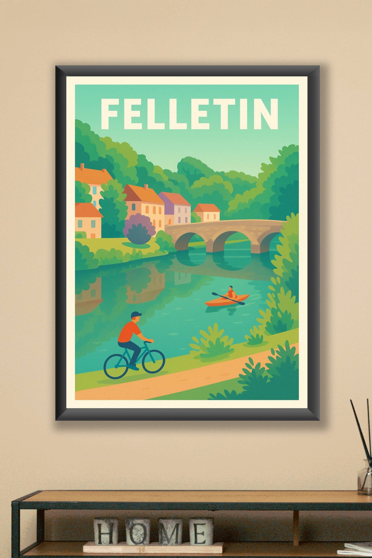 Affiche de Felletin - Nature et sérénité au fil de l'eau