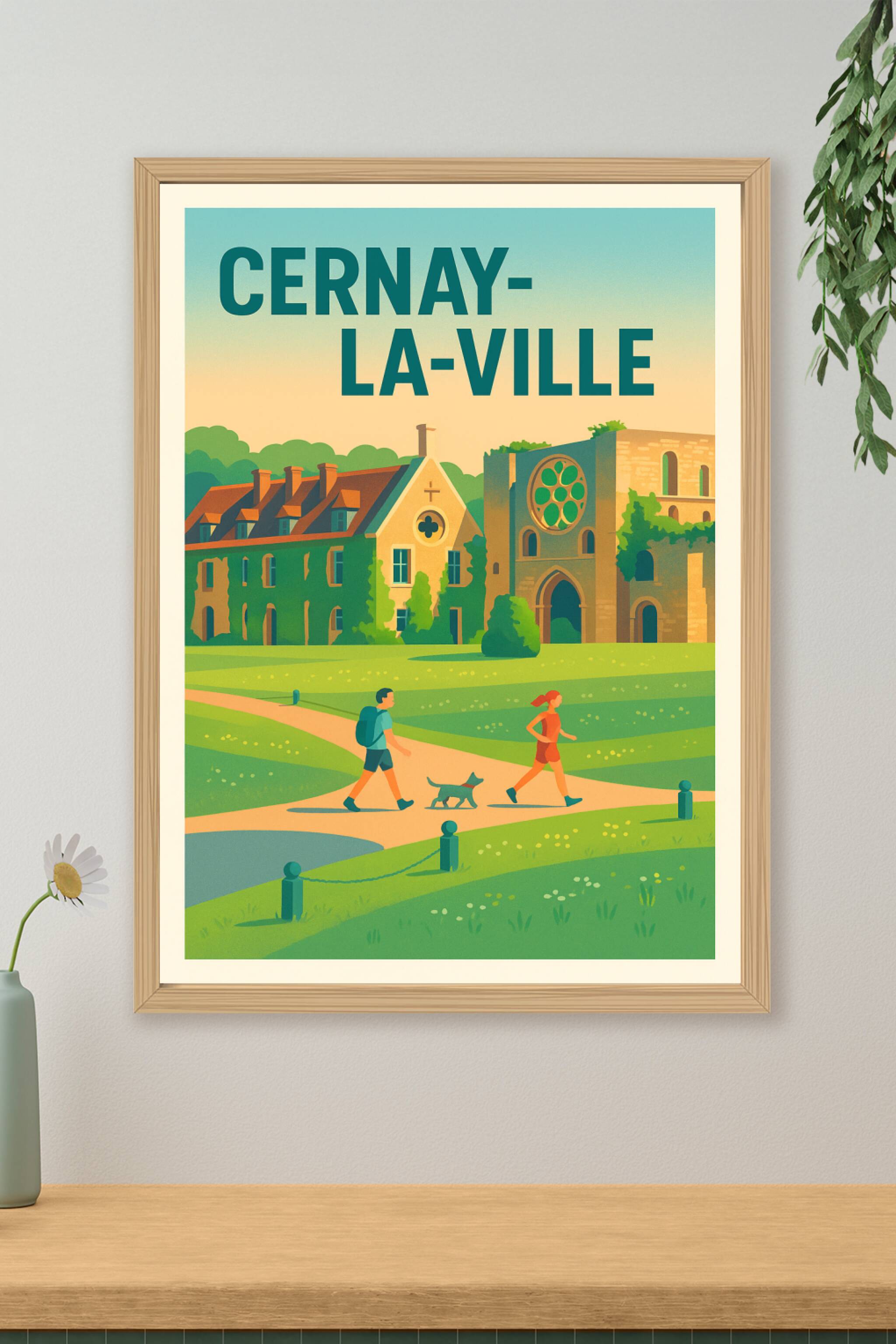 Affiche de Cernay-la-Ville - Un havre de paix historique à découvrir