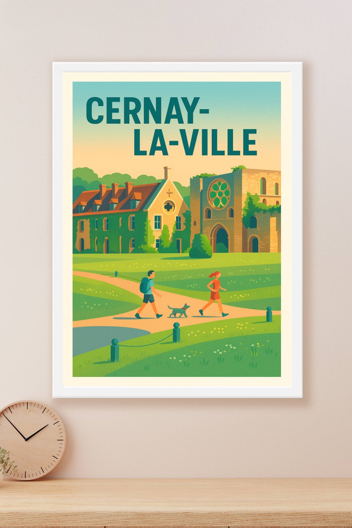 Affiche de Cernay-la-Ville - Un havre de paix historique à découvrir