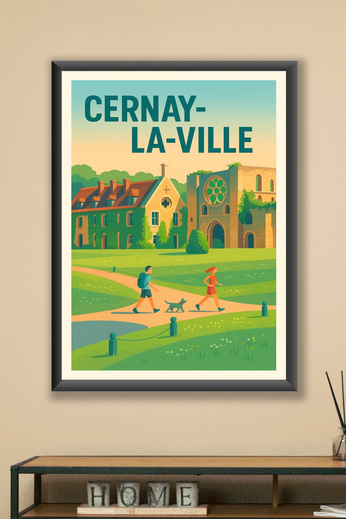 Affiche de Cernay-la-Ville - Un havre de paix historique à découvrir